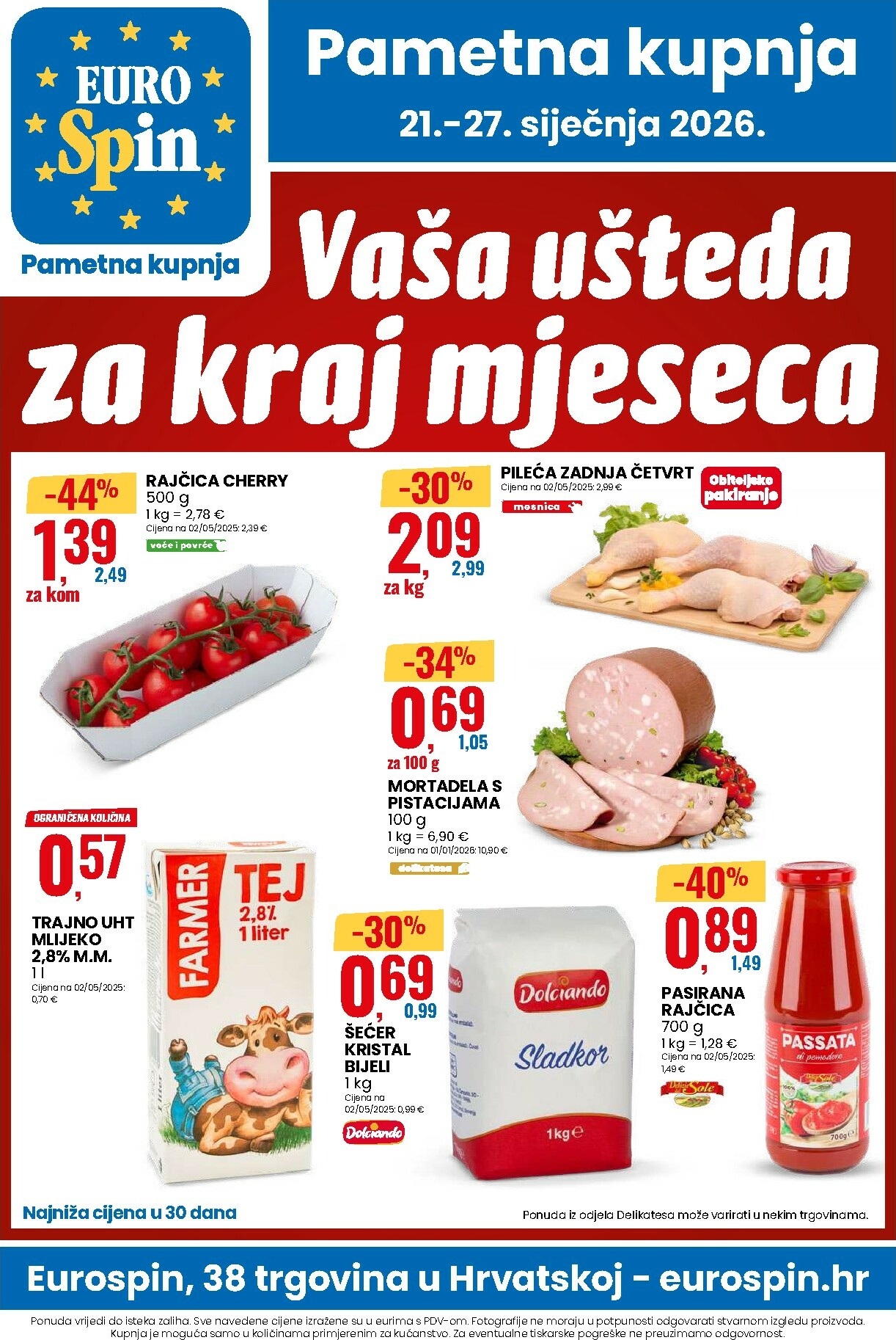 eurospin - Prelistajte katalog Eurospin, vrijedi od 21.01. do 27.01.