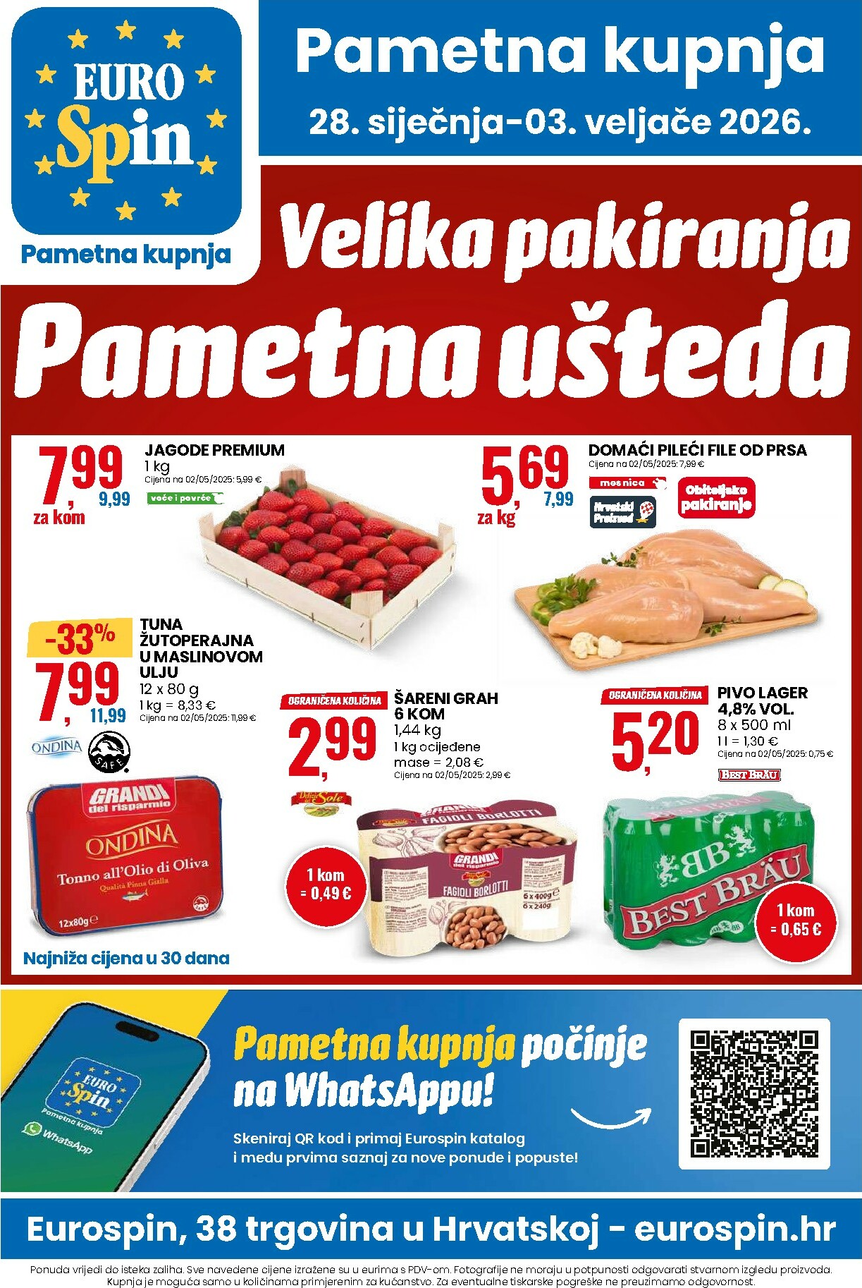 eurospin - Prelistajte katalog Eurospin, vrijedi od 28.01. do 03.02. - page: 1