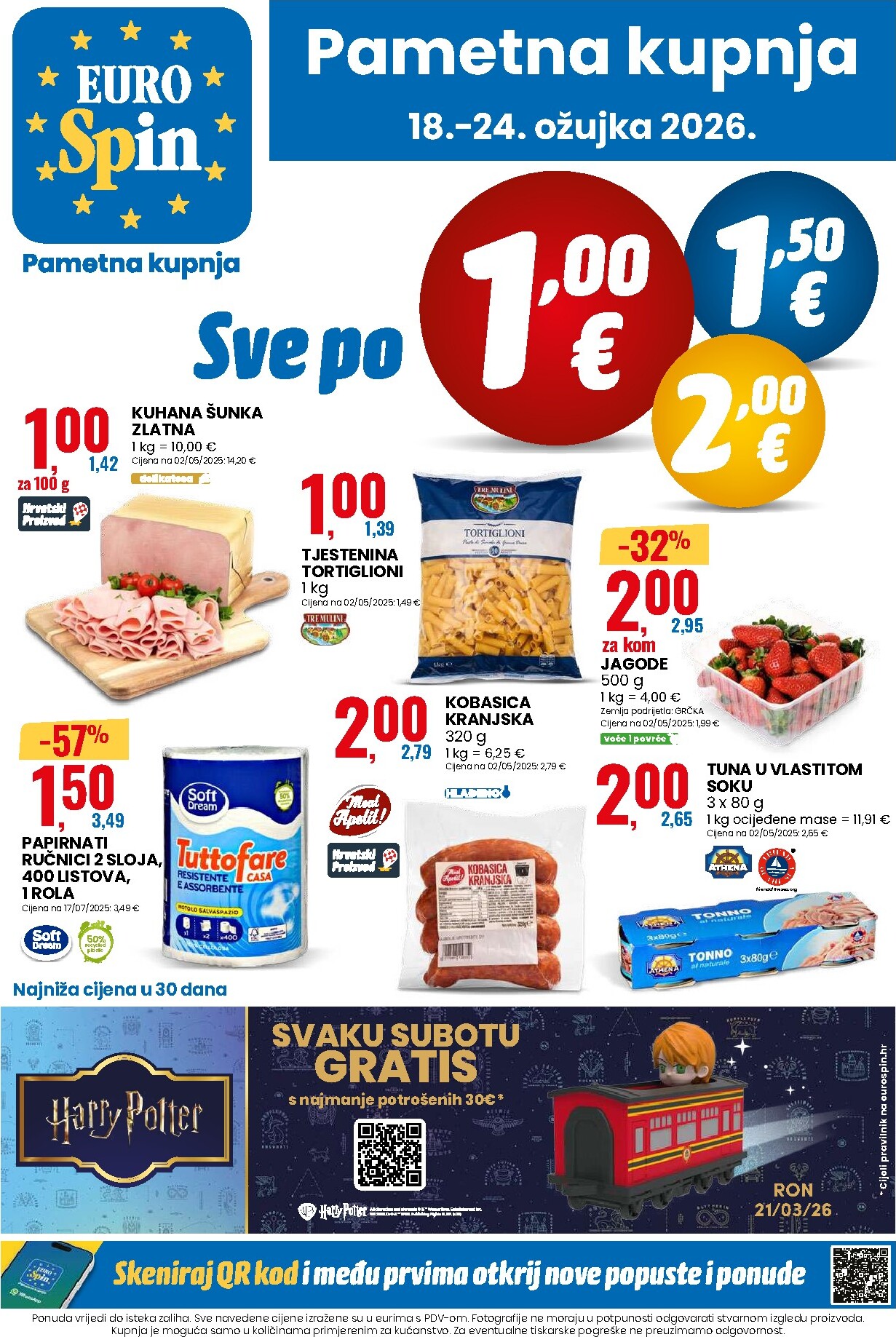 eurospin - Prelistajte katalog Eurospin, vrijedi od 18.03.2026 do 24.03.2026 - page: 1