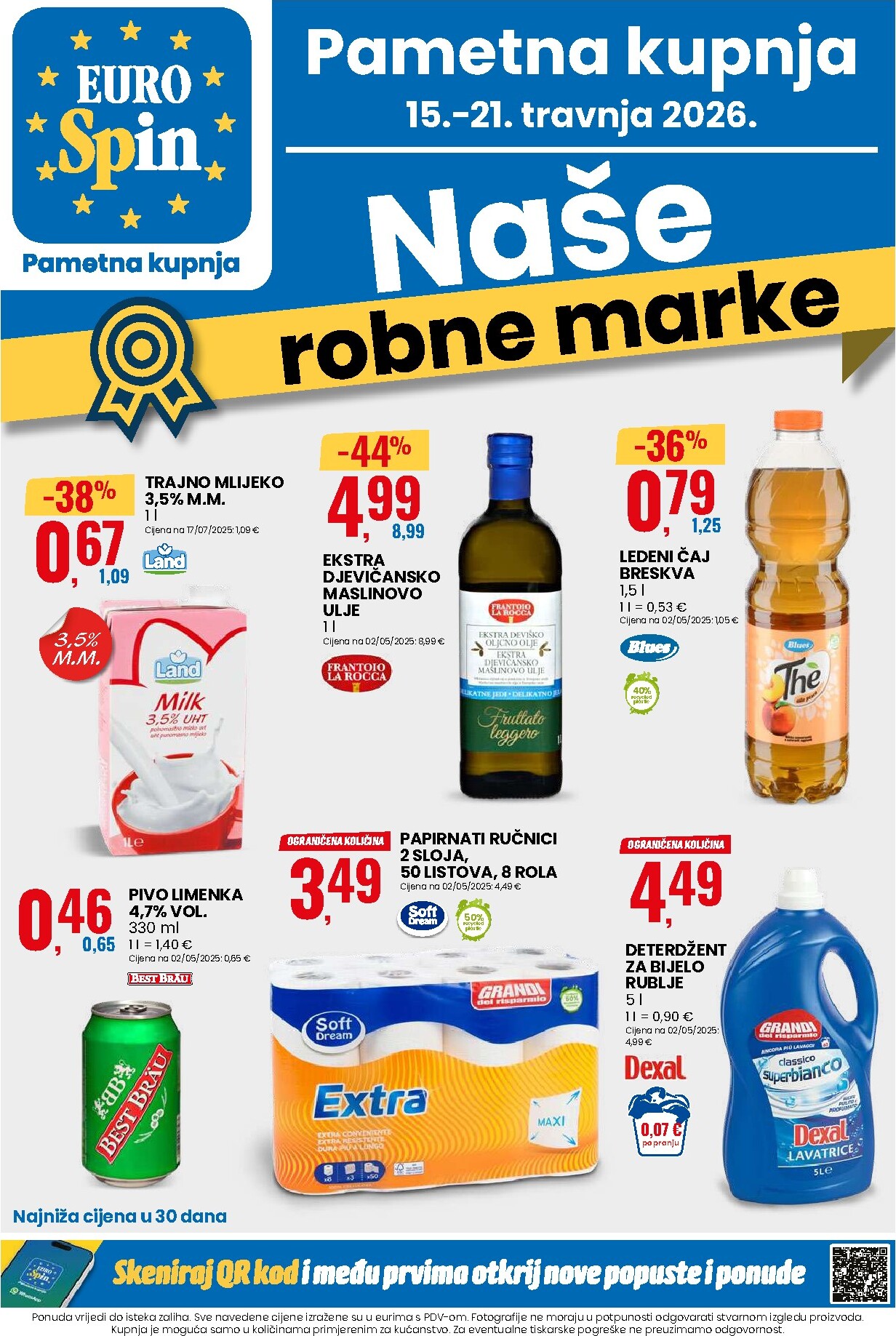 eurospin - Eurospin letak za sljedeći tjedan od srijede 15.04.2026 do utorka 21.04.2026 - page: 1