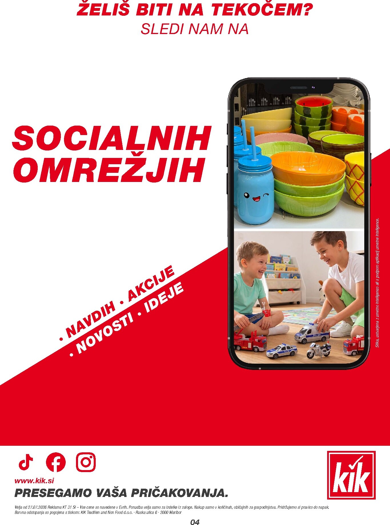 kik - Aktualni katalog KiK od ponedjeljka, 27.07.2026 do srijede, 19.08.2026 - page: 4