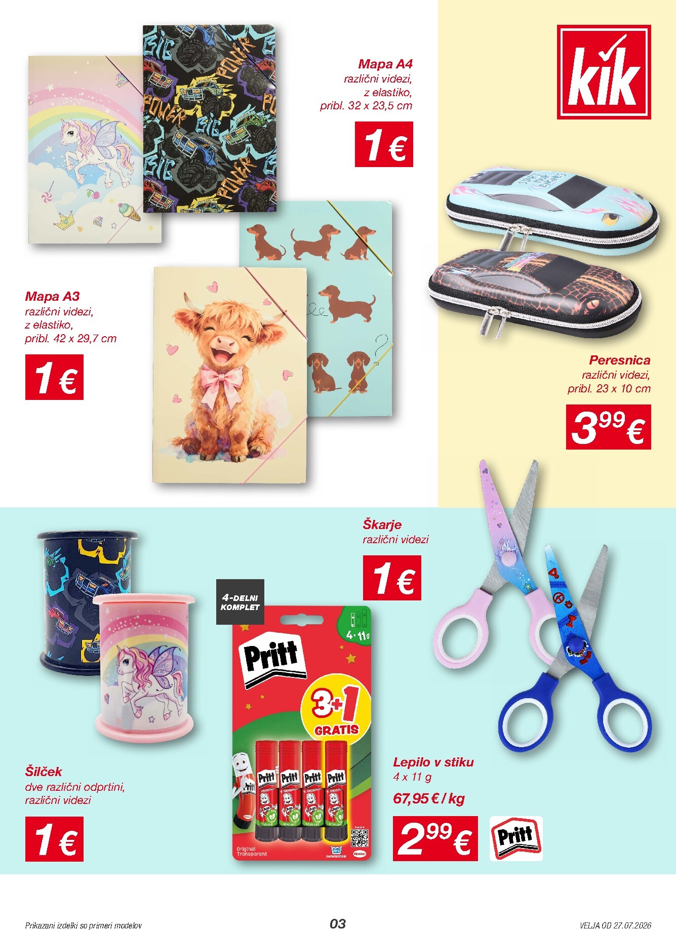 kik - Aktualni katalog KiK od ponedjeljka, 27.07.2026 do srijede, 19.08.2026 - page: 3