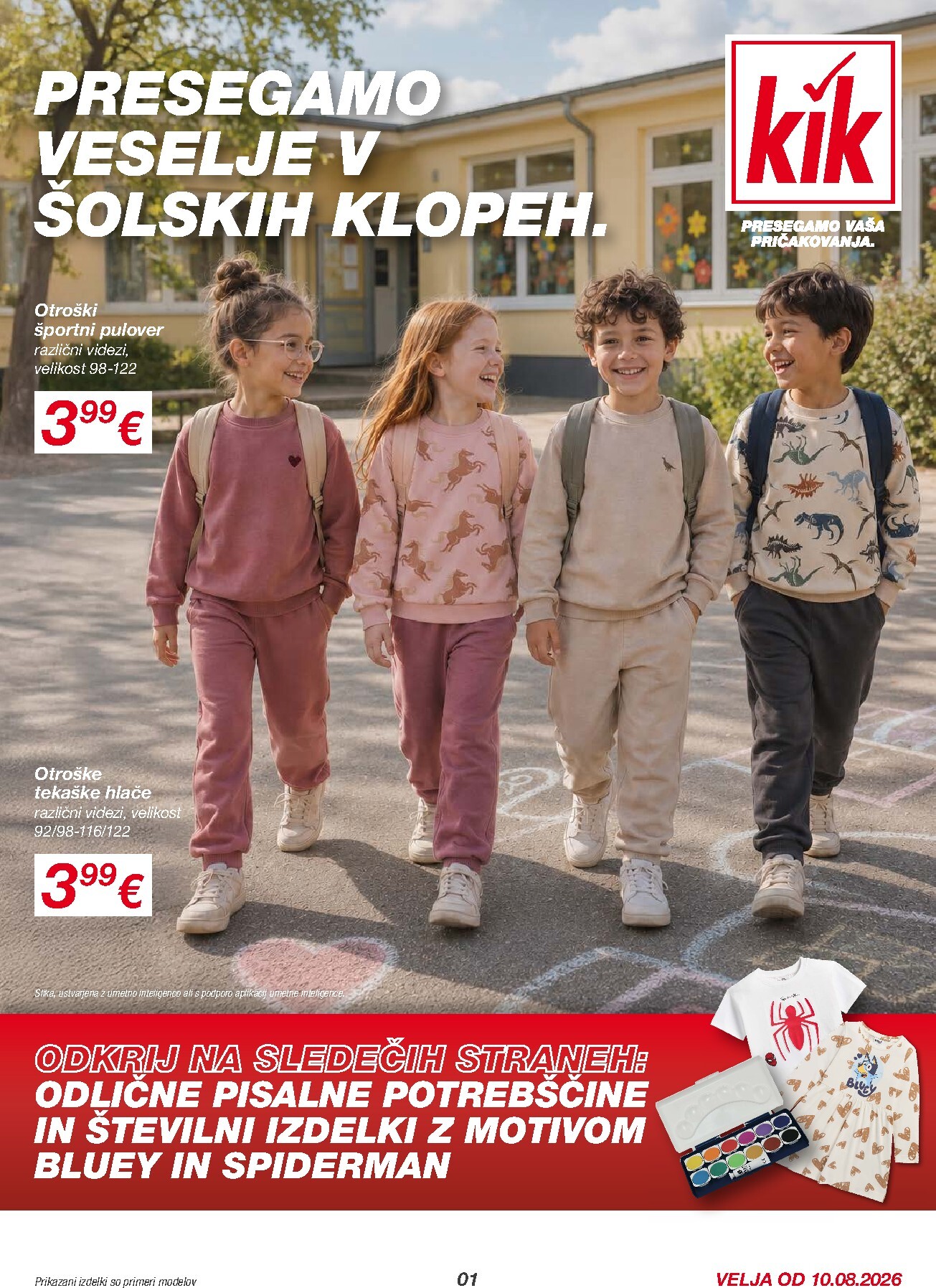 kik - Aktualni katalog KiK od ponedjeljka, 10.08.2026 do nedjelje, 23.08.2026 - page: 1
