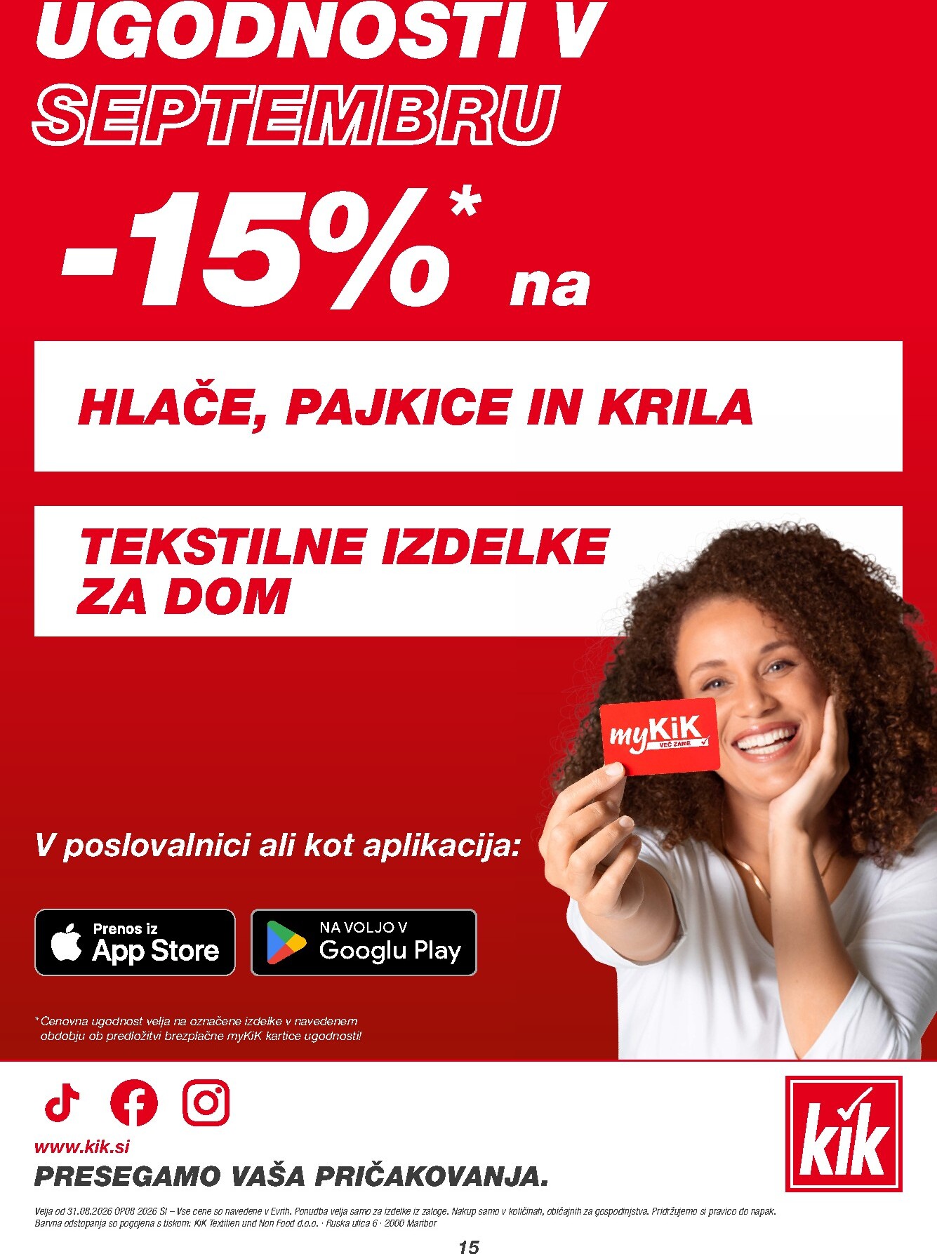 kik - Novi KiK katalog od ponedjeljka, 31.08.2026 do nedjelje, 27.09.2026 - page: 15