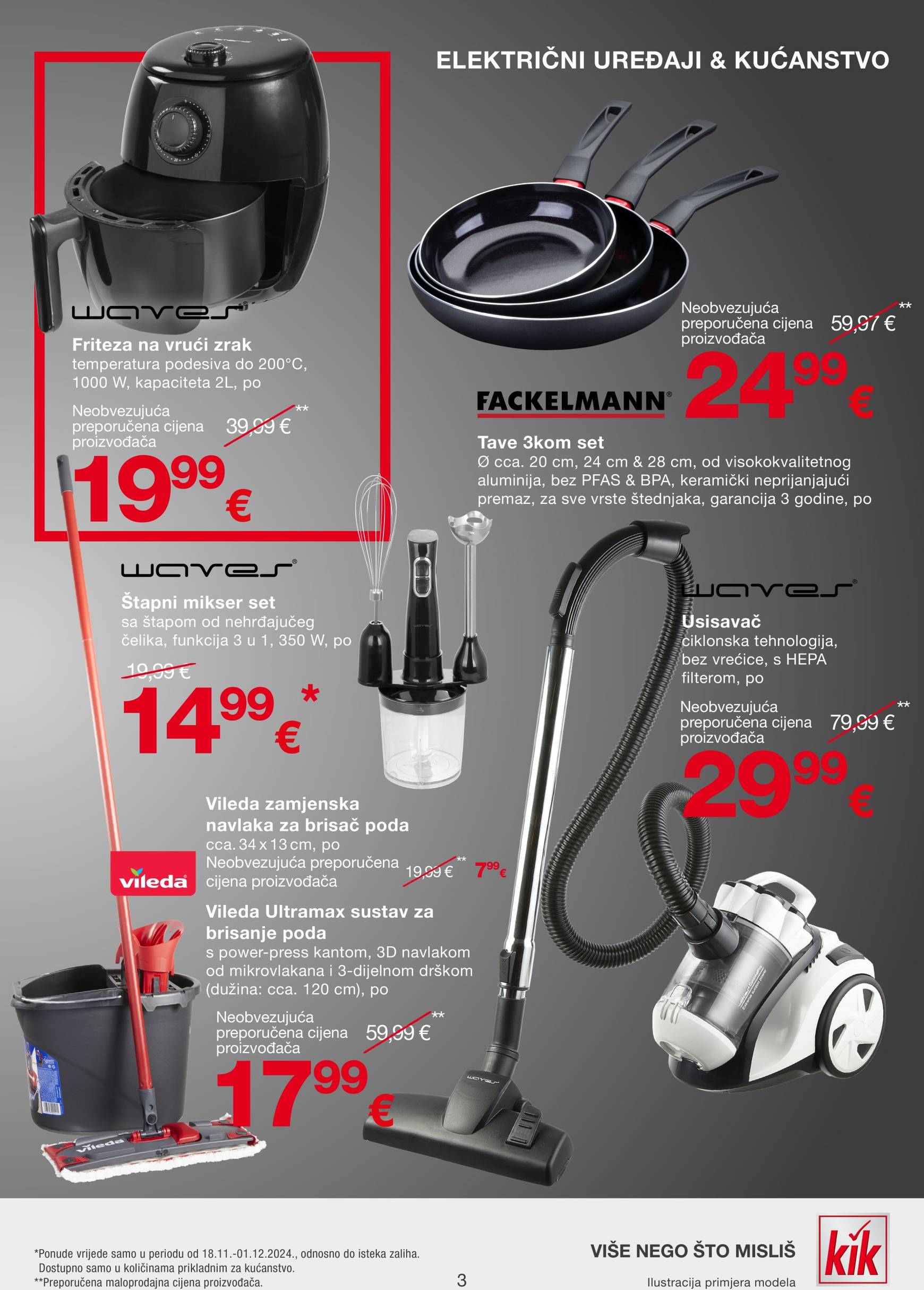 kik - KiK - Black Friday katalog vrijedi od 18.11. do 01.12. - page: 3