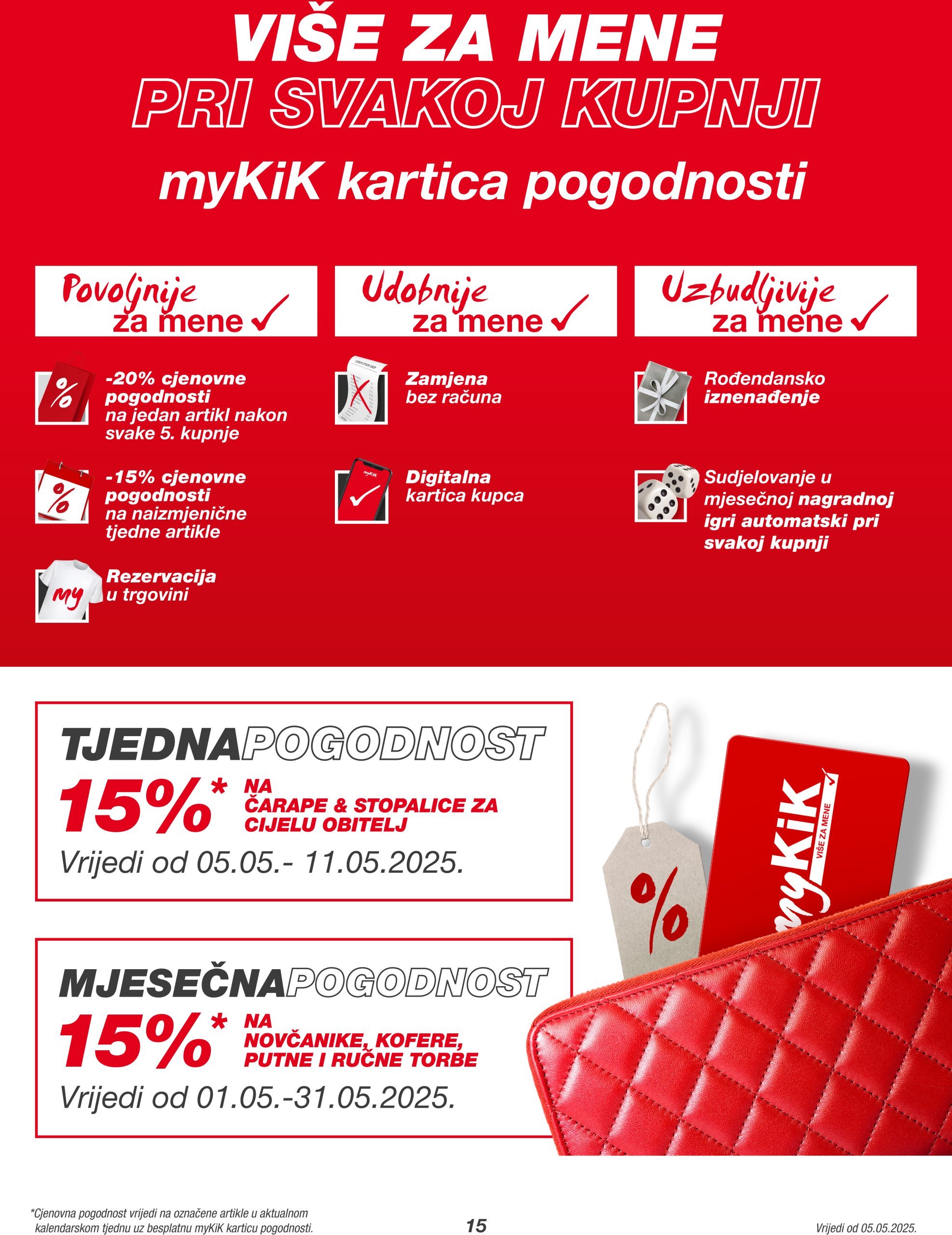 kik - KiK katalog vrijedi od 05.05. do 01.06. - page: 15