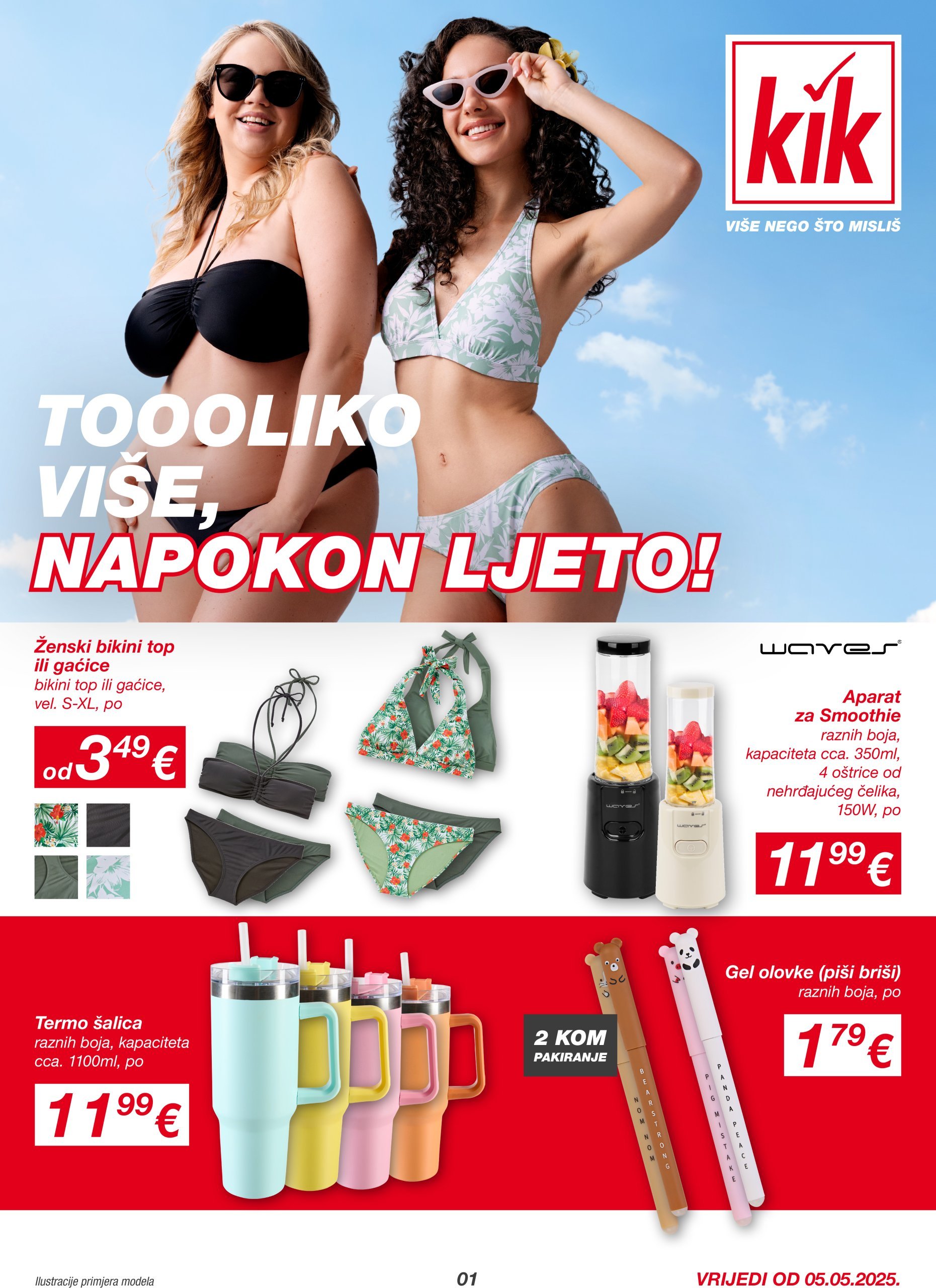 kik - KiK katalog vrijedi od 05.05. do 01.06. - page: 1