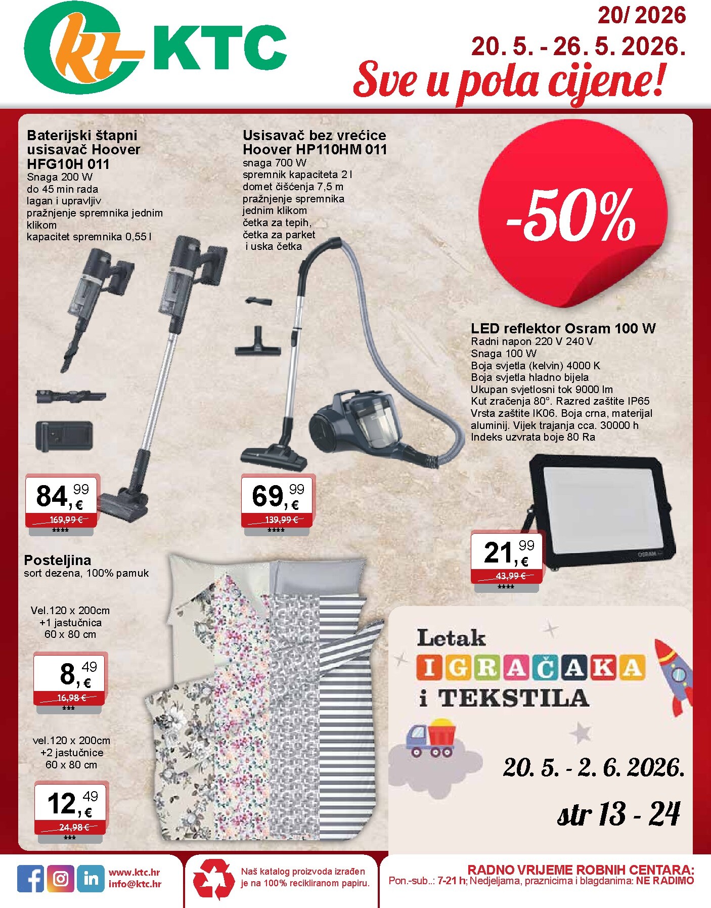 ktc - Novi KTC - Tehnika I Posuđe katalog od srijede, 20.05.2026 do utorka, 26.05.2026