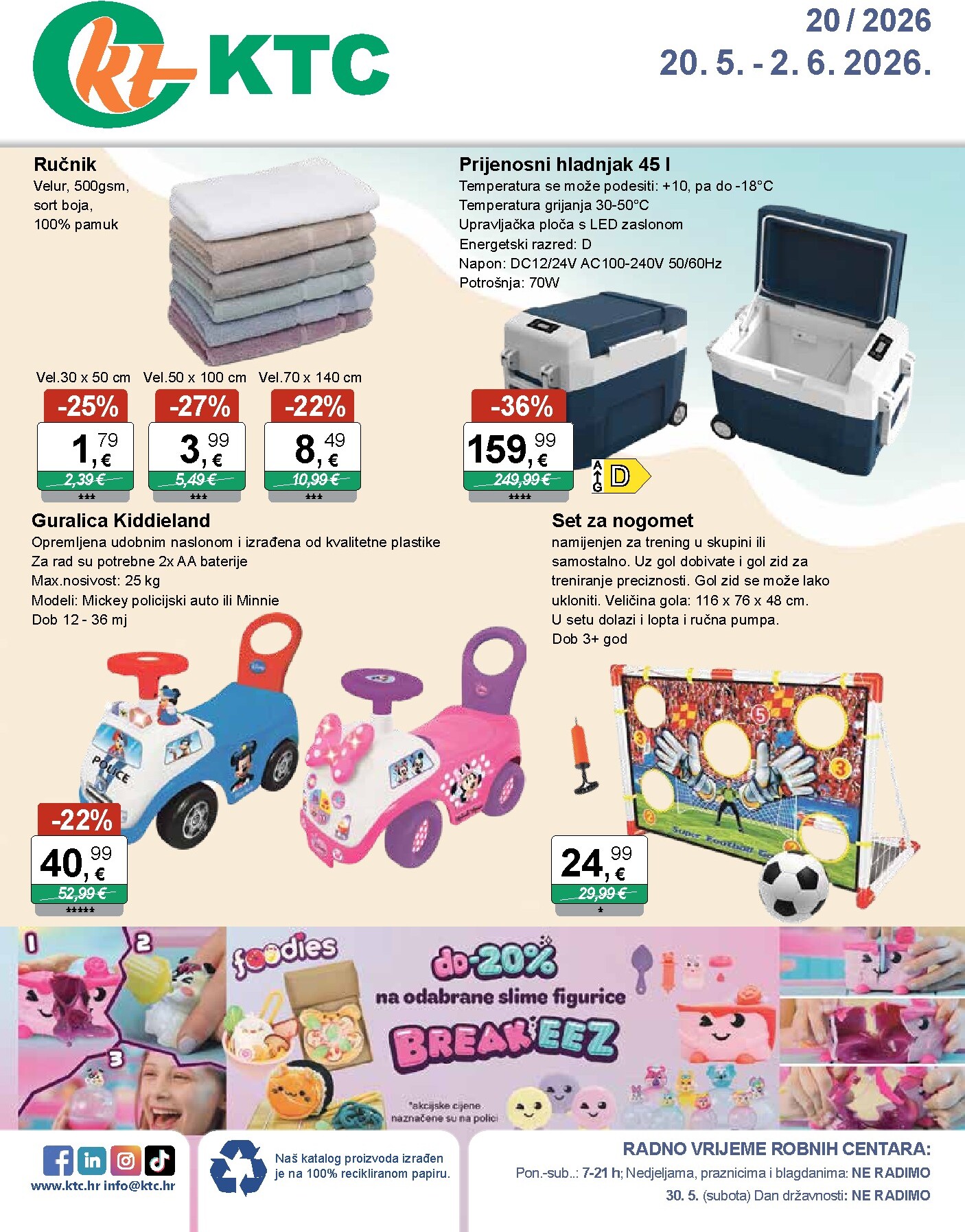 ktc - Novi KTC - Igračke i Tekstil katalog od srijede, 20.05.2026 do utorka, 02.06.2026