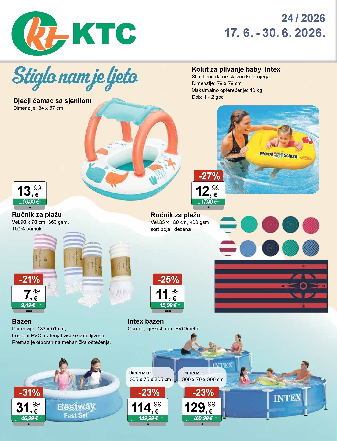 ktc - Novi KTC - Igračke i tekstil katalog od srijede, 17.06.2026 do utorka, 30.06.2026