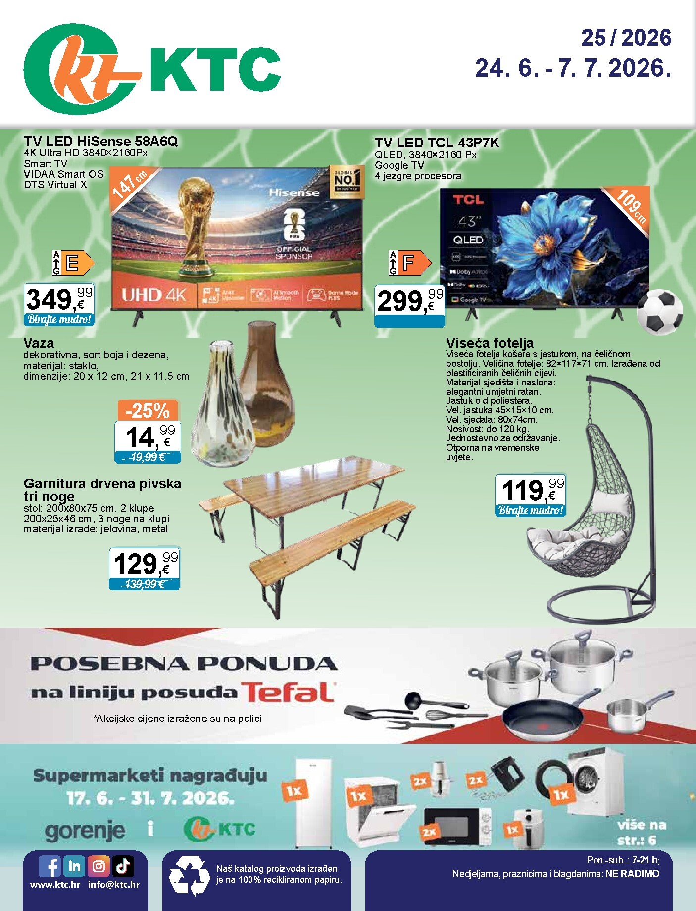 ktc - Novi KTC - Tehnika I Posuđe katalog od srijede, 24.06.2026 do utorka, 07.07.2026