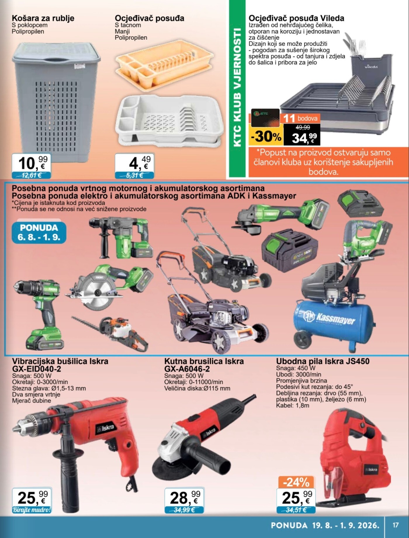 ktc - Novi KTC - Tehnika I Posuđe katalog od srijede, 19.08.2026 do utorka, 01.09.2026 - page: 17