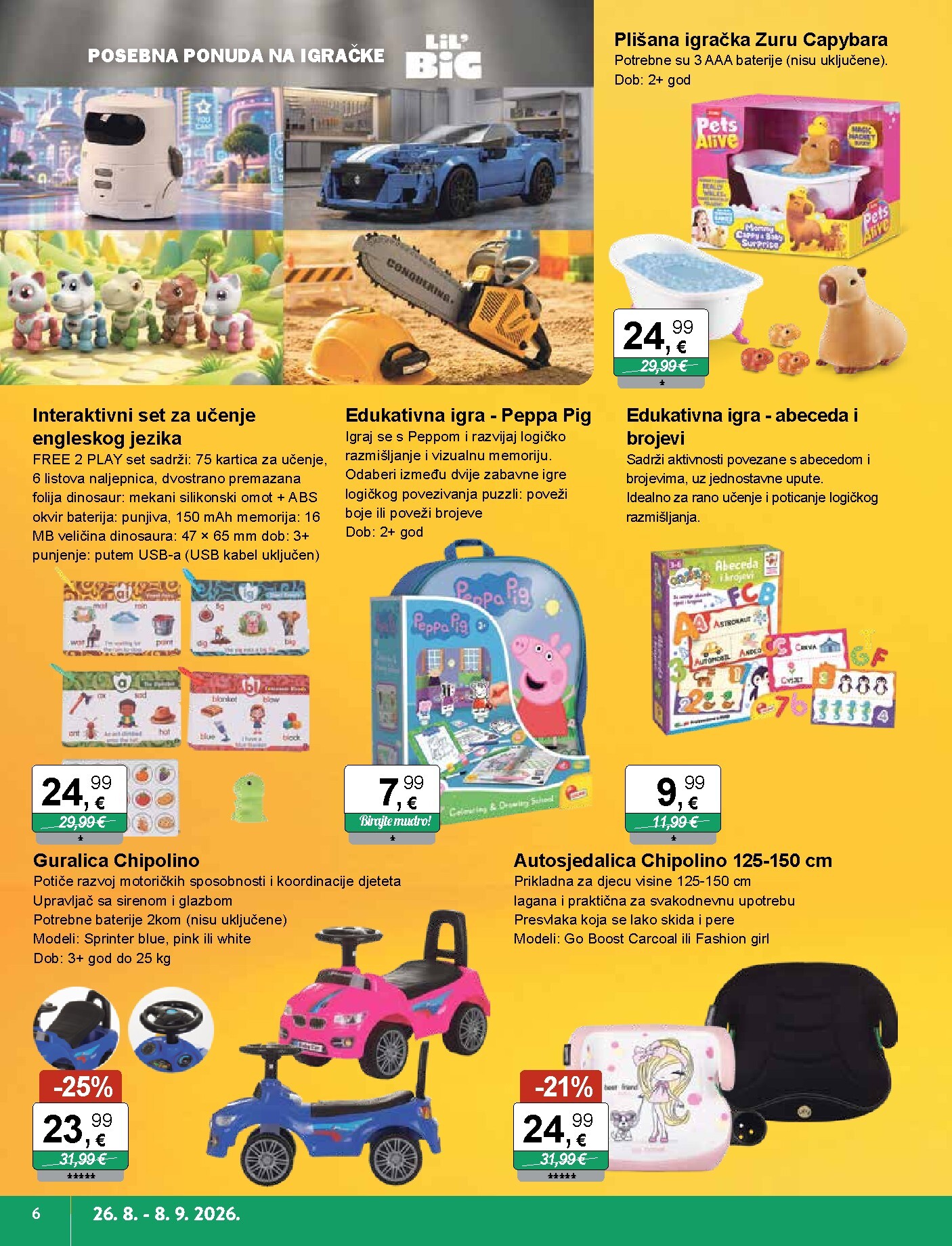ktc - Novi KTC - Igračke i Tekstil katalog od srijede, 26.08.2026 do utorka, 08.09.2026 - page: 6