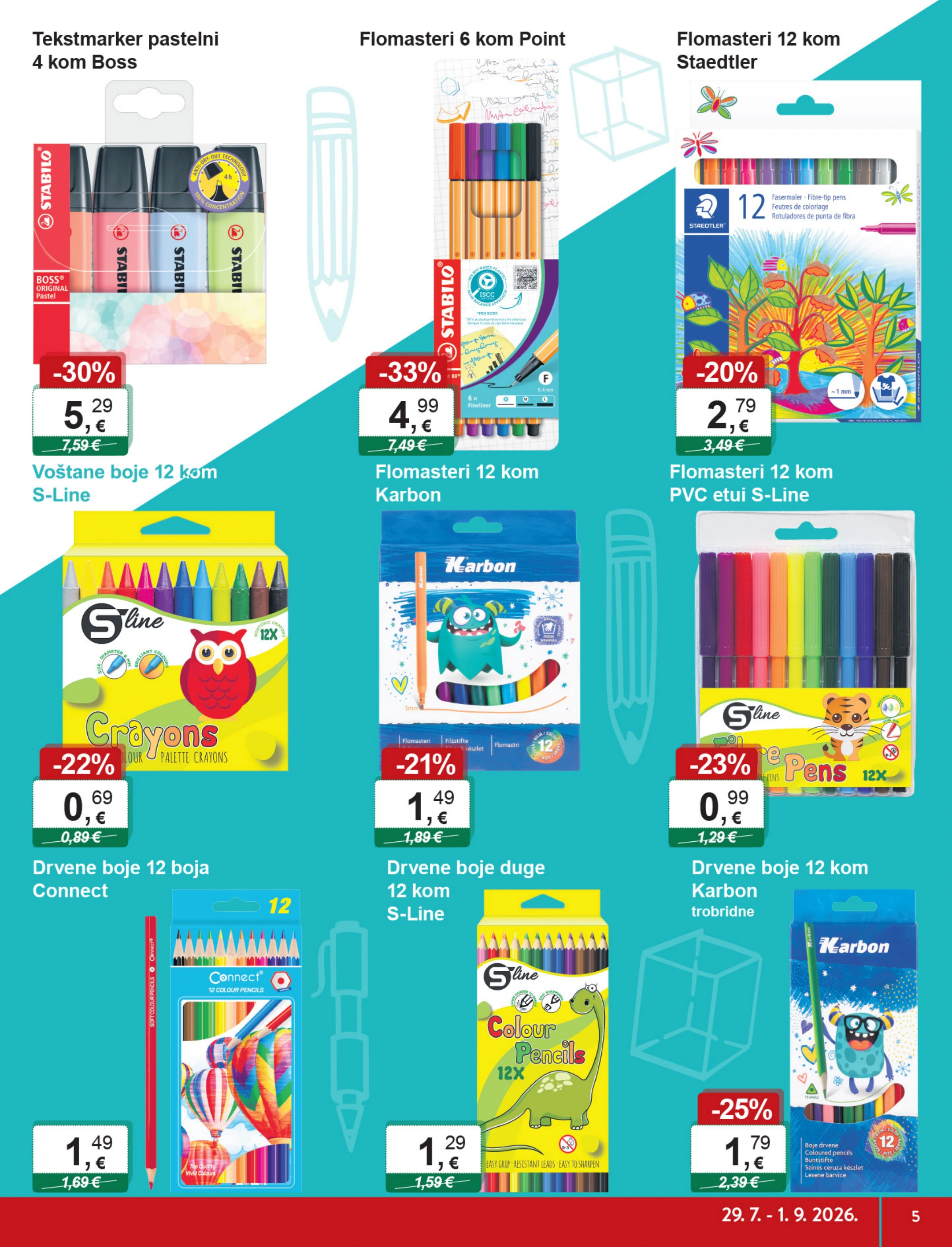 ktc - Aktualni katalog KTC - Sve Za Početak Škole od srijede, 29.07.2026 do utorka, 01.09.2026 - page: 5