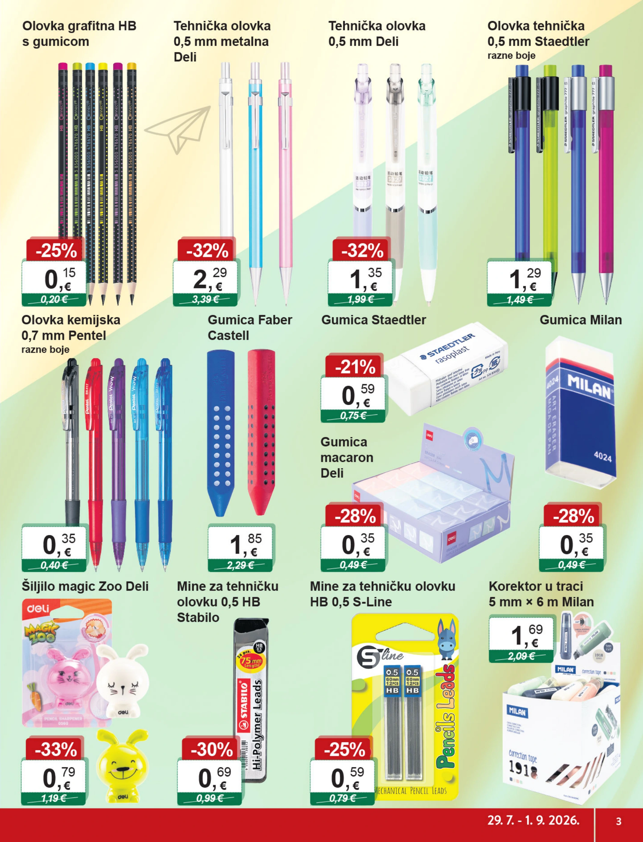 ktc - Aktualni katalog KTC - Sve Za Početak Škole od srijede, 29.07.2026 do utorka, 01.09.2026 - page: 3