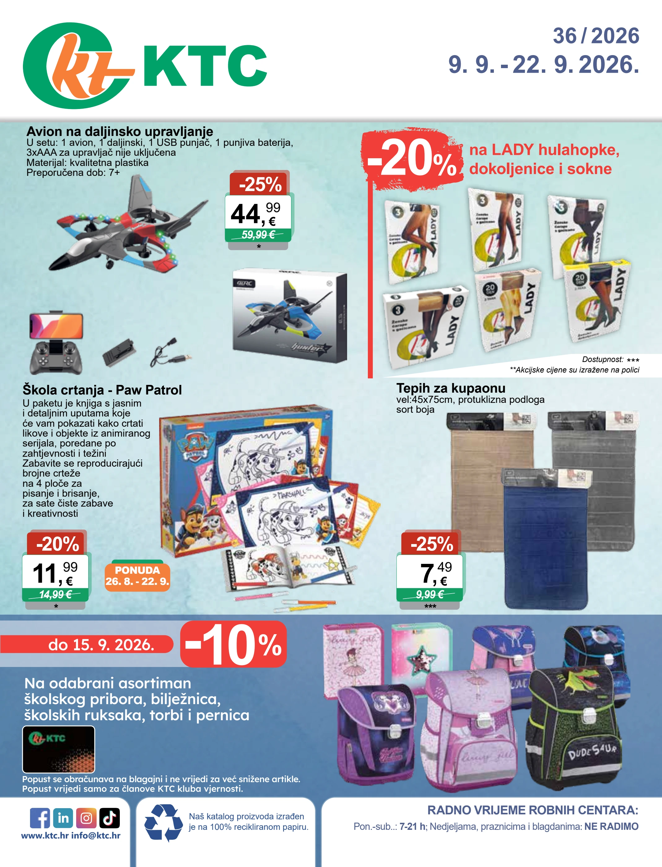 ktc - Novi KTC - IGRAČKE I TEKSTIL katalog od srijede, 09.09.2026 do utorka, 22.09.2026
