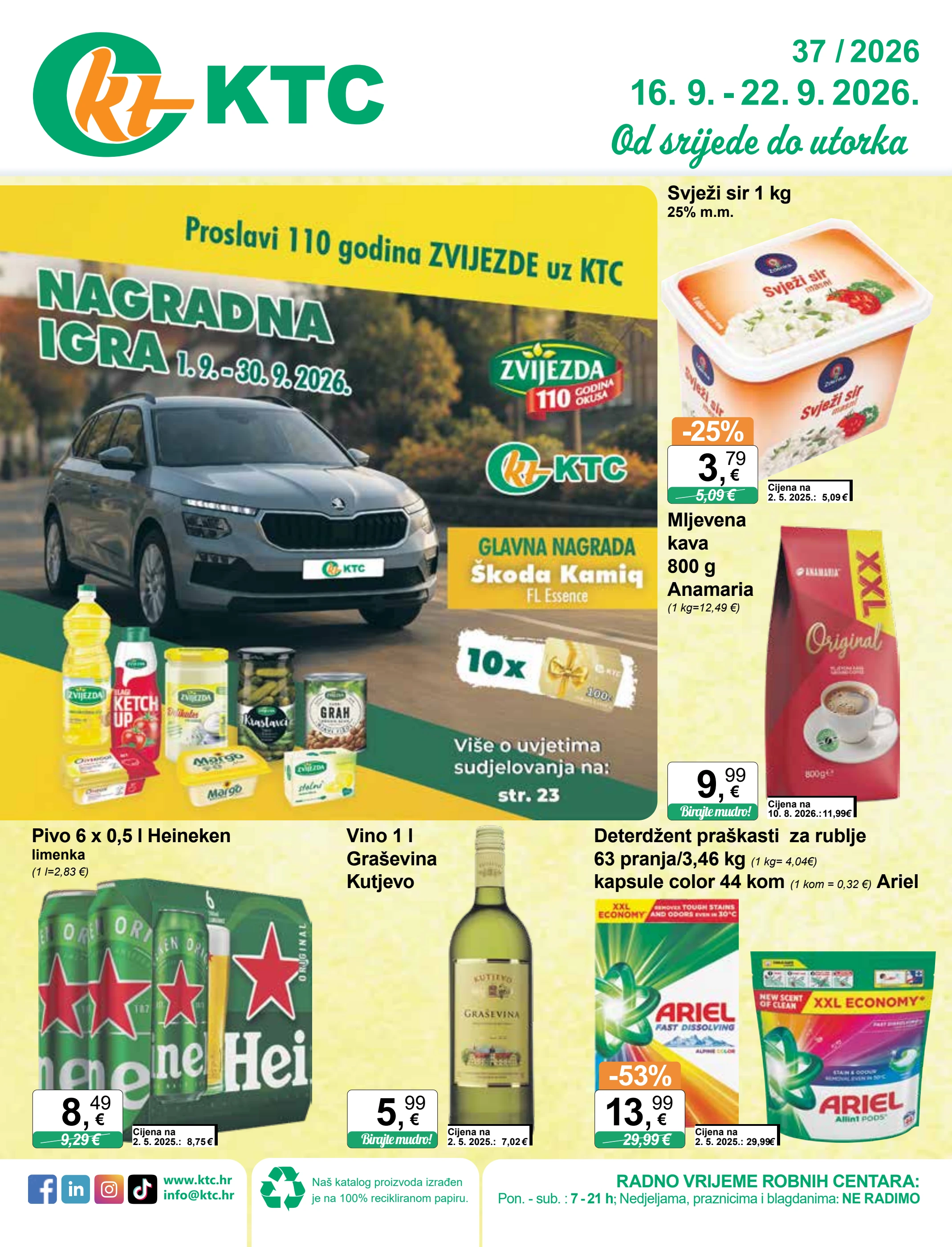 ktc - Novi KTC katalog od srijede, 16.09.2026 do utorka, 22.09.2026