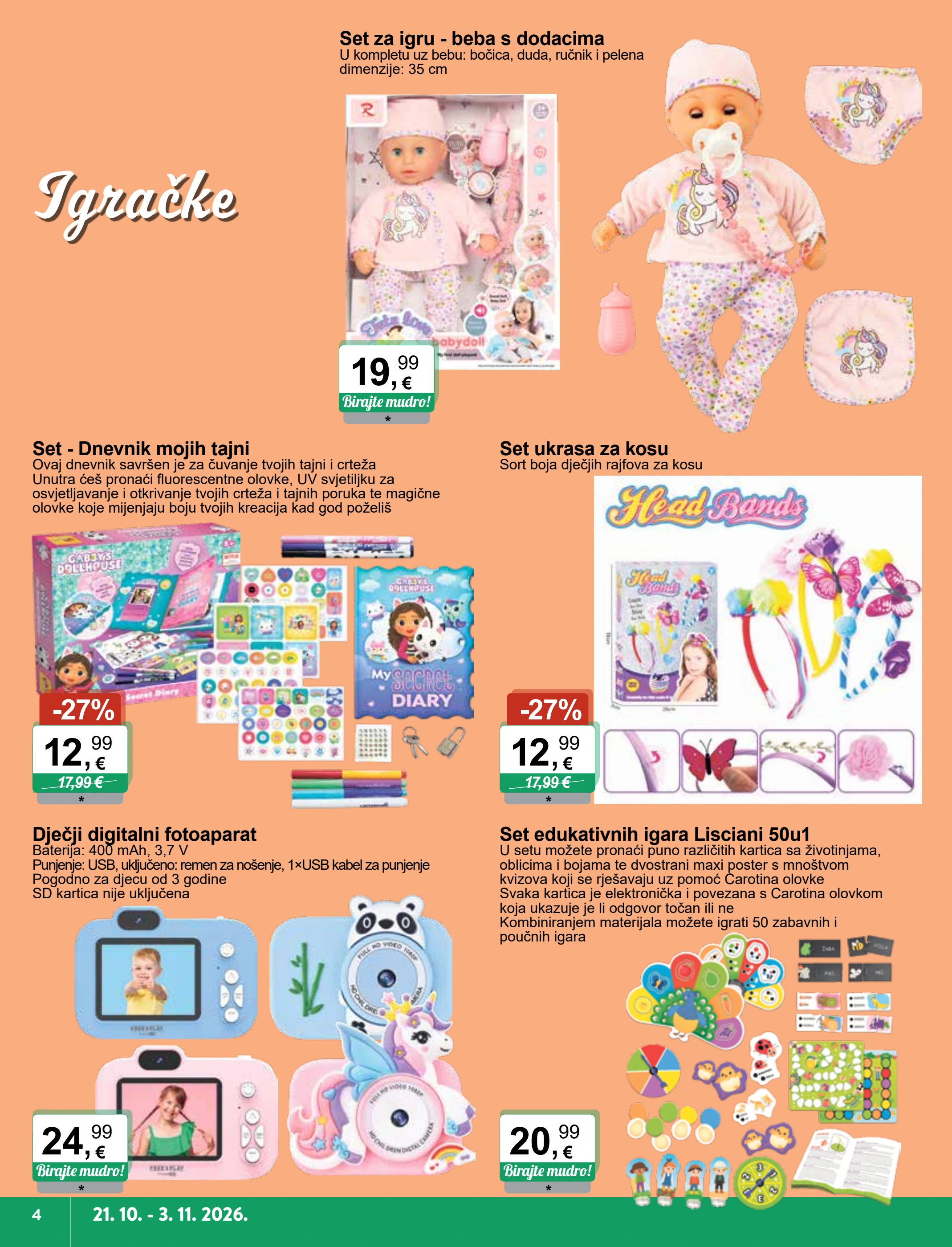 ktc - Novi KTC - IGRAČKE I TEKSTIL katalog od srijede, 21.10.2026 do utorka, 03.11.2026 - page: 4