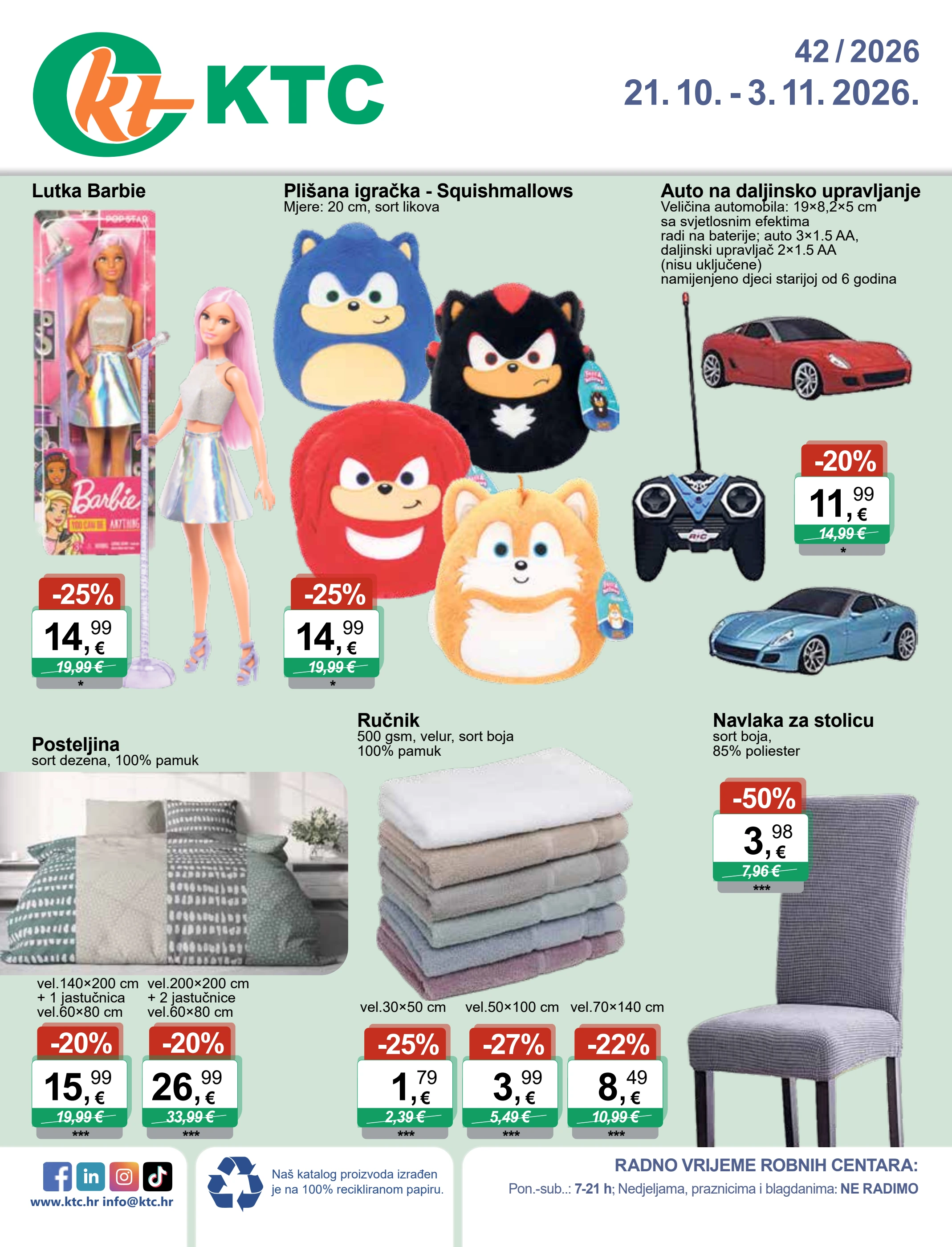 ktc - Novi KTC - IGRAČKE I TEKSTIL katalog od srijede, 21.10.2026 do utorka, 03.11.2026