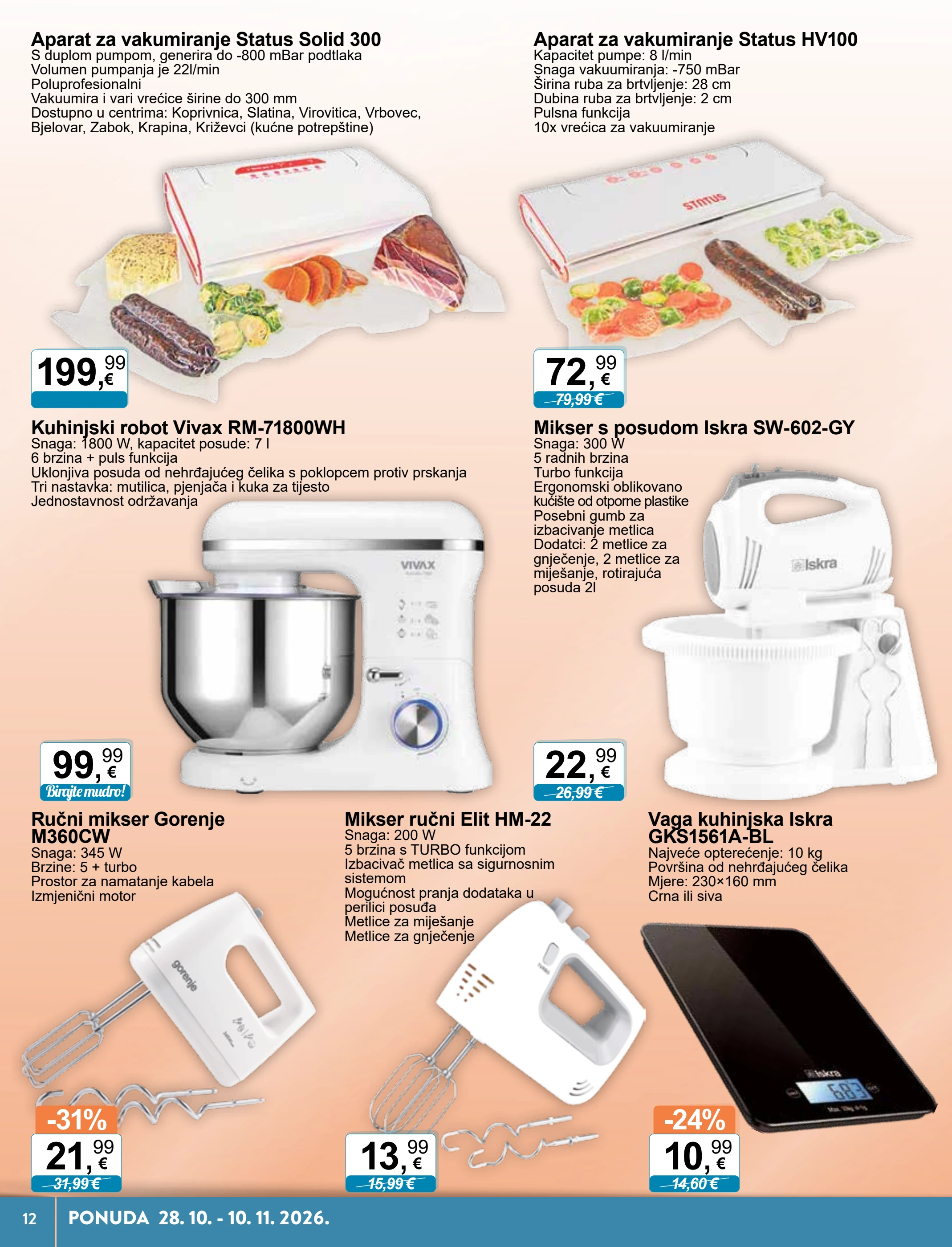 ktc - Novi KTC - Tehnika I Posuđe katalog od srijede, 28.10.2026 do utorka, 10.11.2026 - page: 12