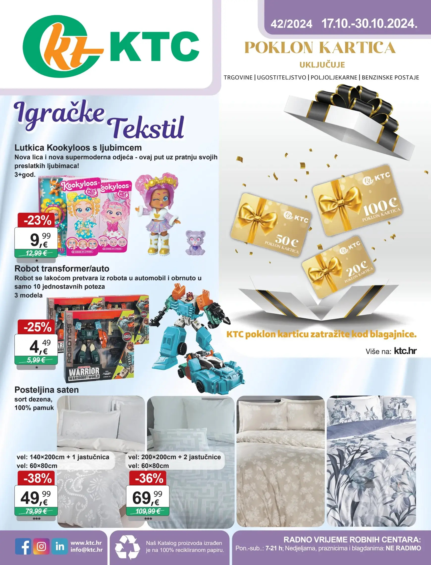 ktc - KTC - Igračke i tekstil katalog vrijedi od 17.10. do 30.10.