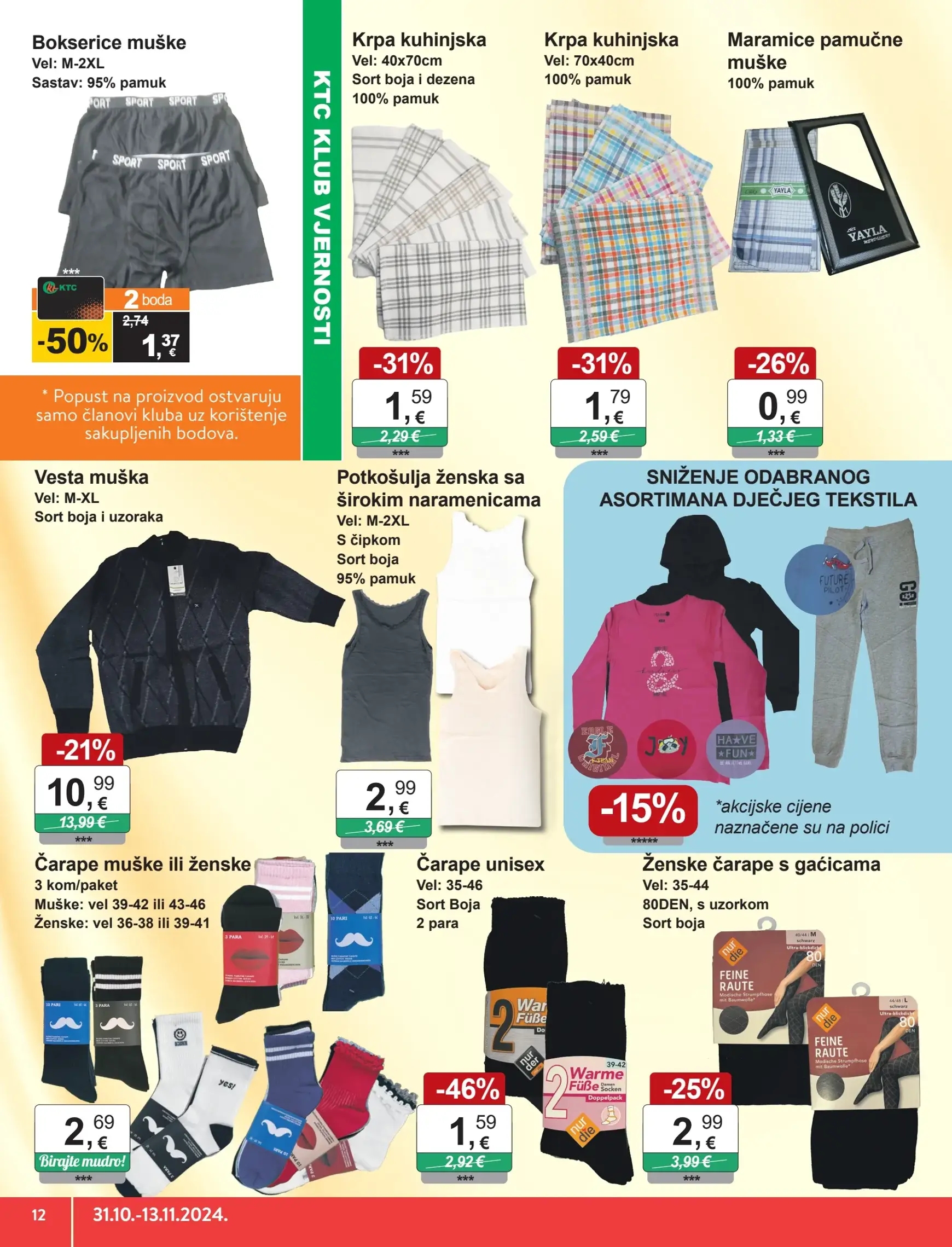 ktc - KTC - Igračke i tekstil katalog vrijedi od 31.10. do 13.11. - page: 12