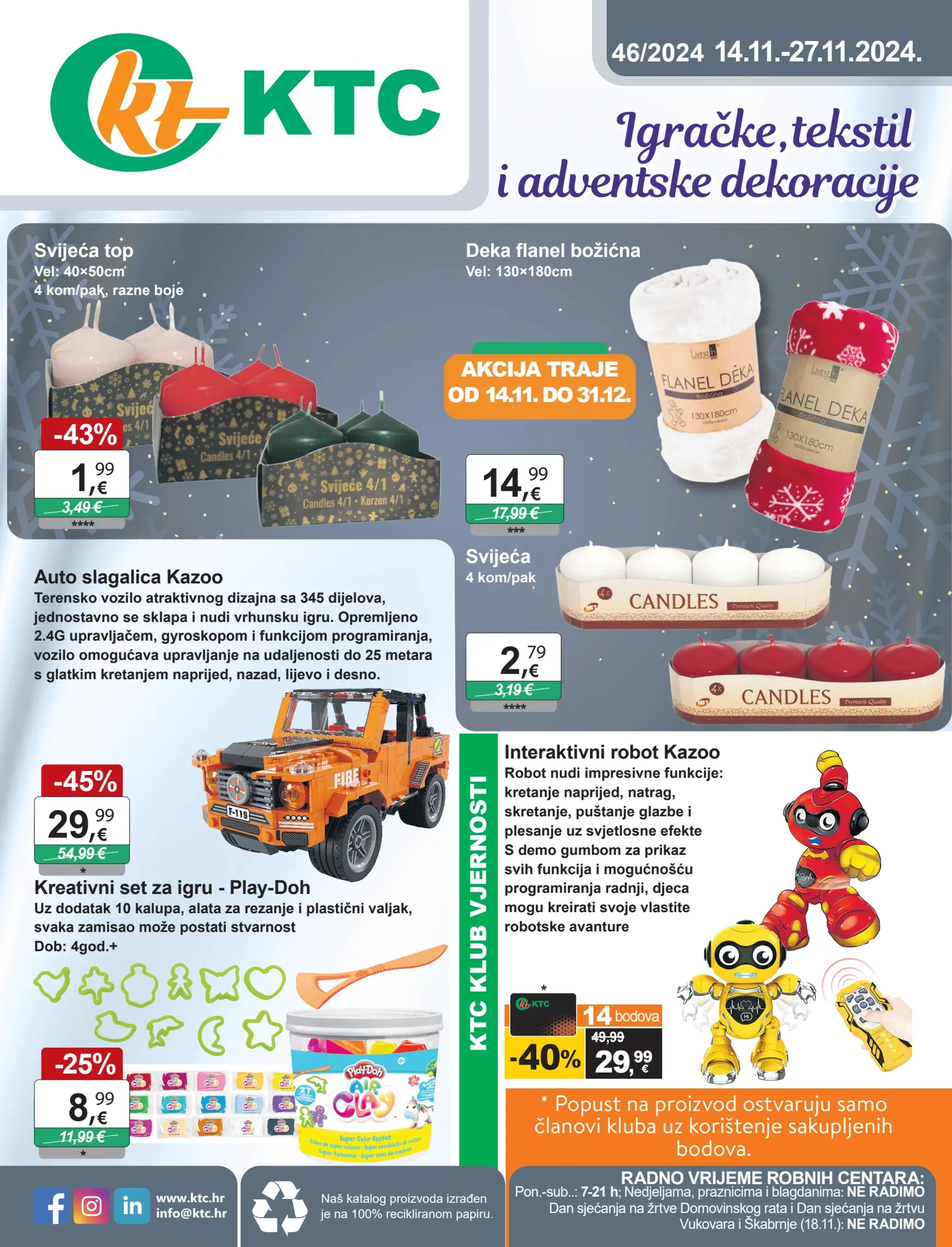 ktc - KTC - Igračke i tekstil katalog vrijedi od 14.11. do 27.11.