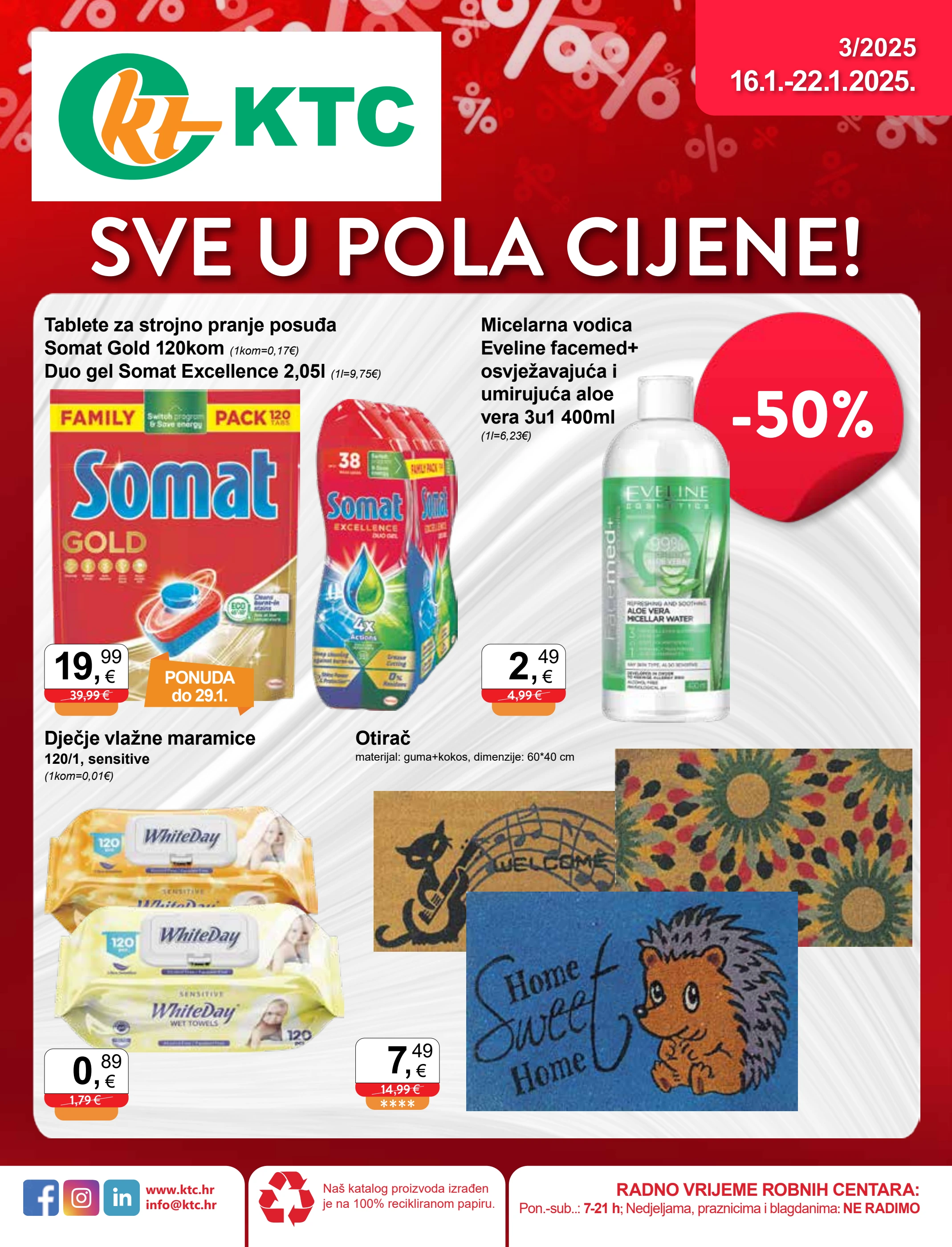 ktc - KTC - Sve u pola cijene! katalog vrijedi od 16.01. do 22.01.