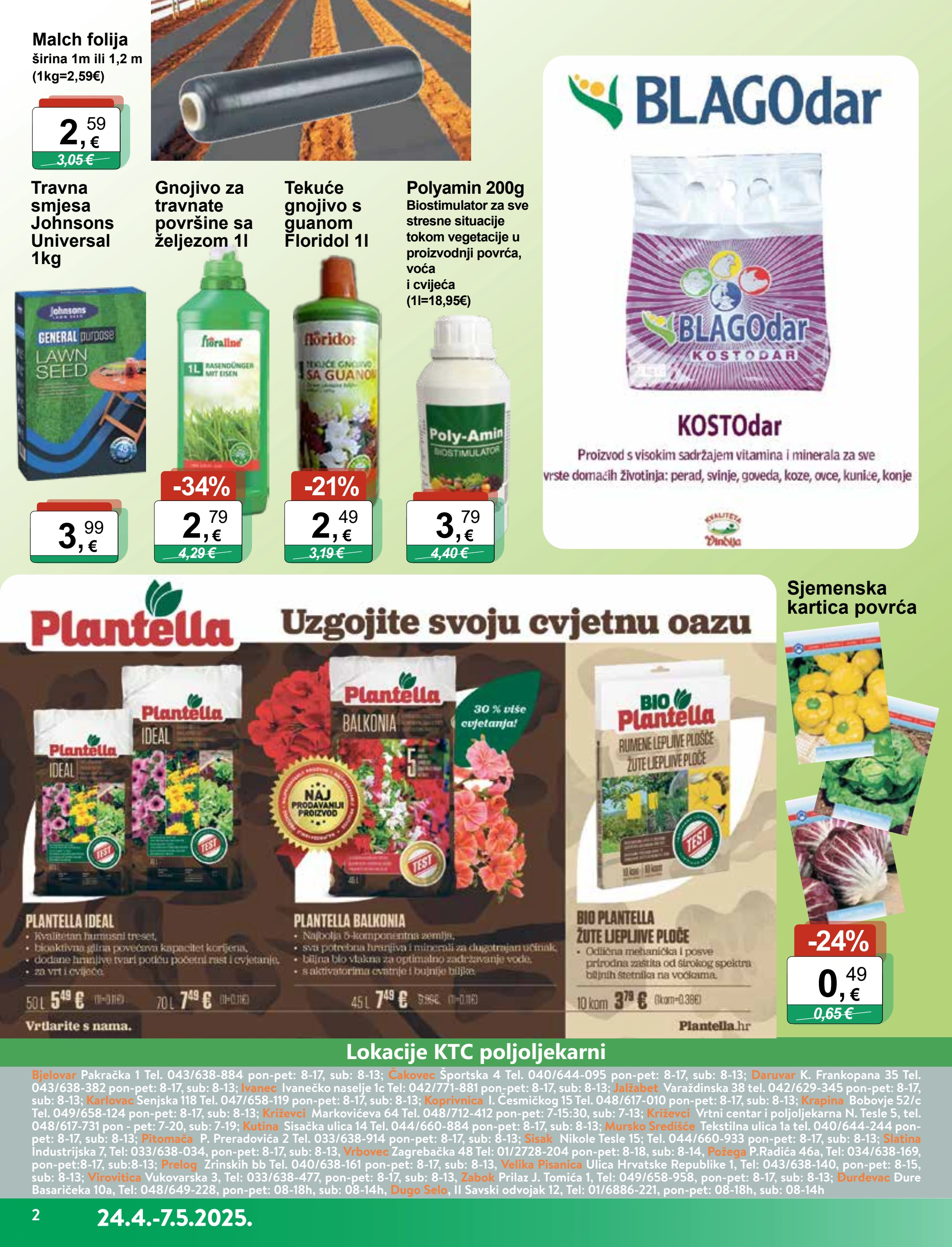 ktc - KTC - Poljoljekarne katalog vrijedi od 24.04. do 07.05. - page: 2