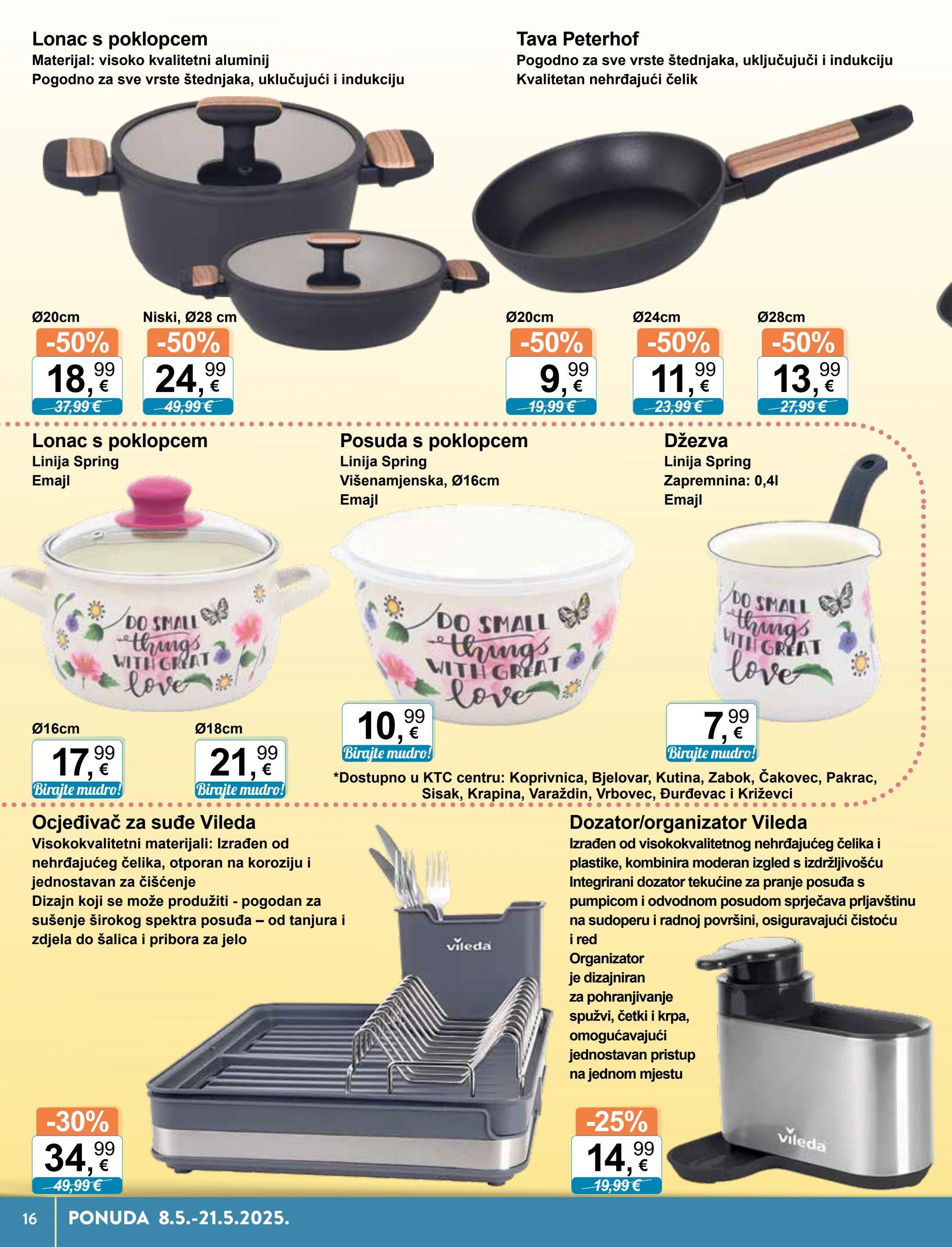ktc - KTC - Tehnika i posude katalog vrijedi od 08.05. do 21.05. - page: 16
