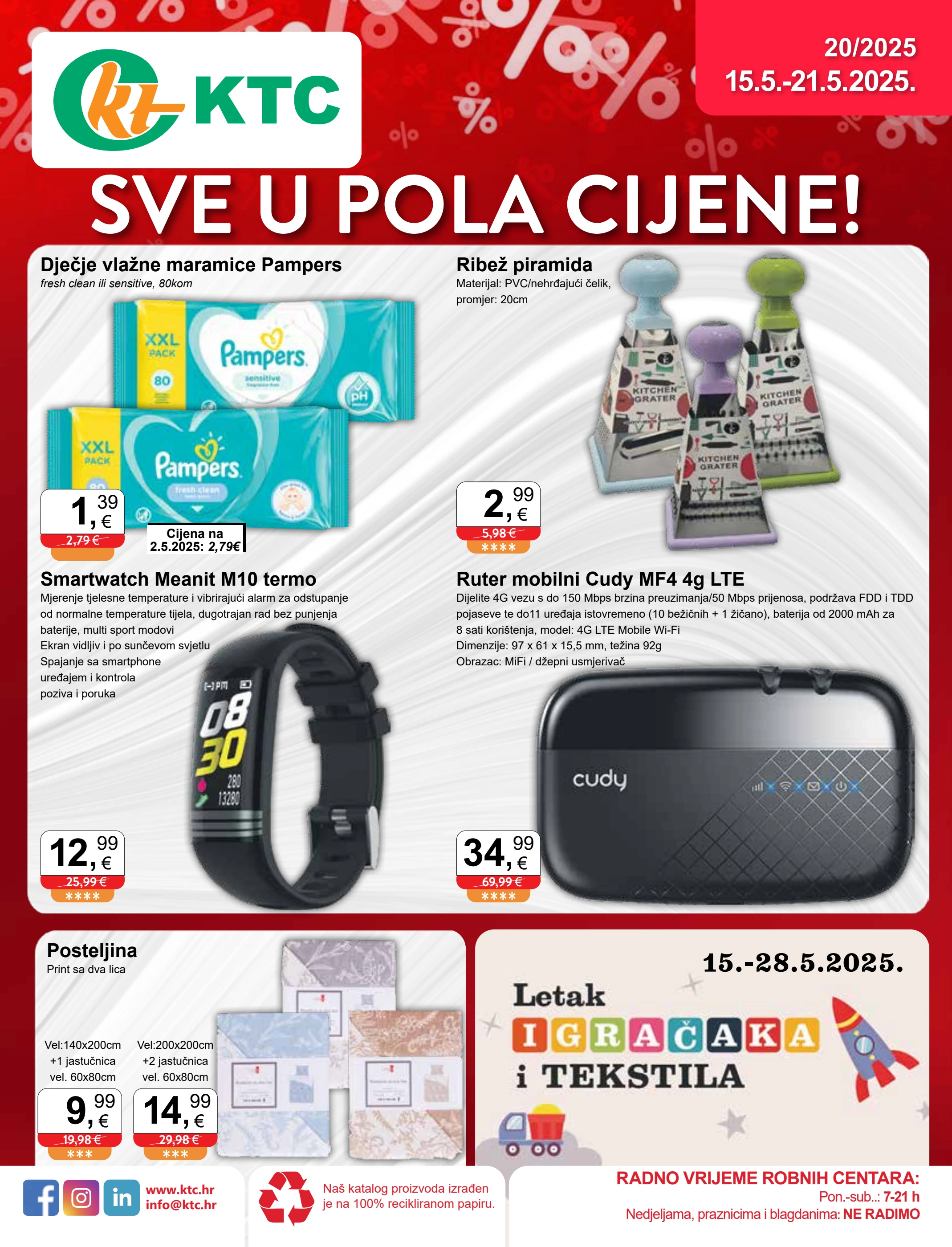 ktc - Prelistajte ovaj KTC - Sve u pola cijene! katalog, vrijedi od 15.05. do 21.05.