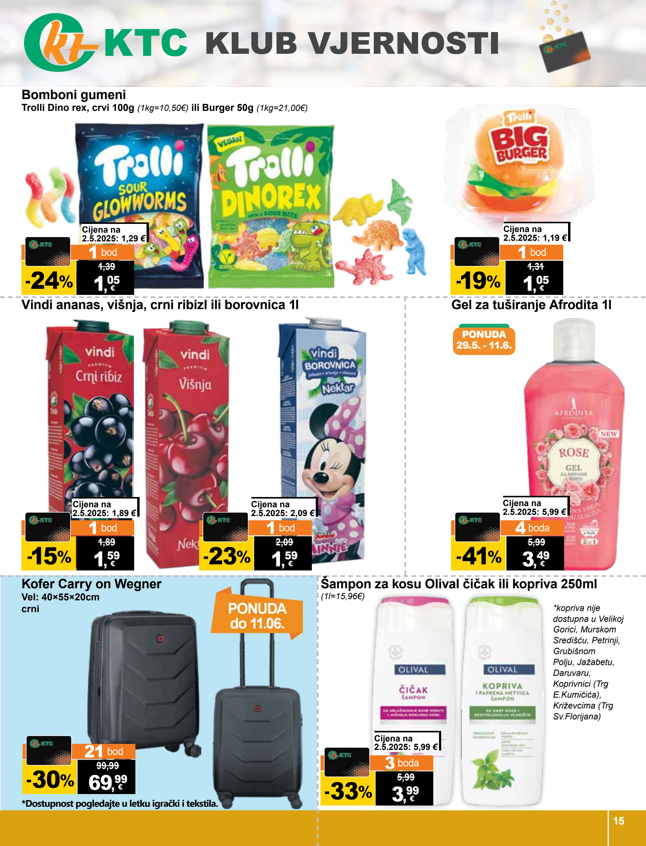 ktc - Prelistajte ovaj KTC - Široka potrošnja katalog, vrijedi od 29.05. do 04.06. - page: 15 ktc - Prelistajte ovaj KTC - Široka potrošnja katalog, vrijedi od 29.05. do 04.06. - page: 15