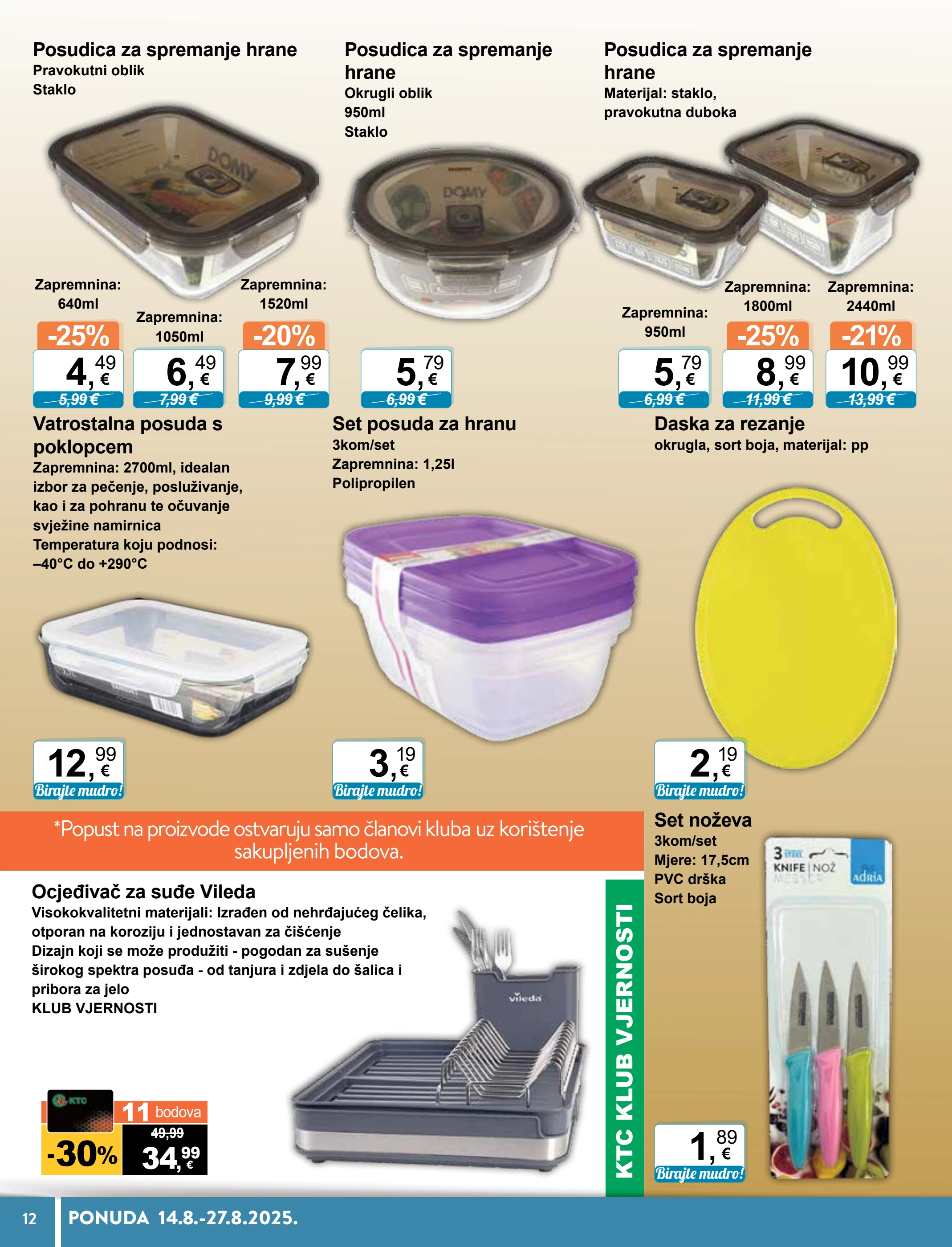 ktc - Prelistajte katalog KTC - Tehnika i posude, vrijedi od 14.08. do 27.08. - page: 12