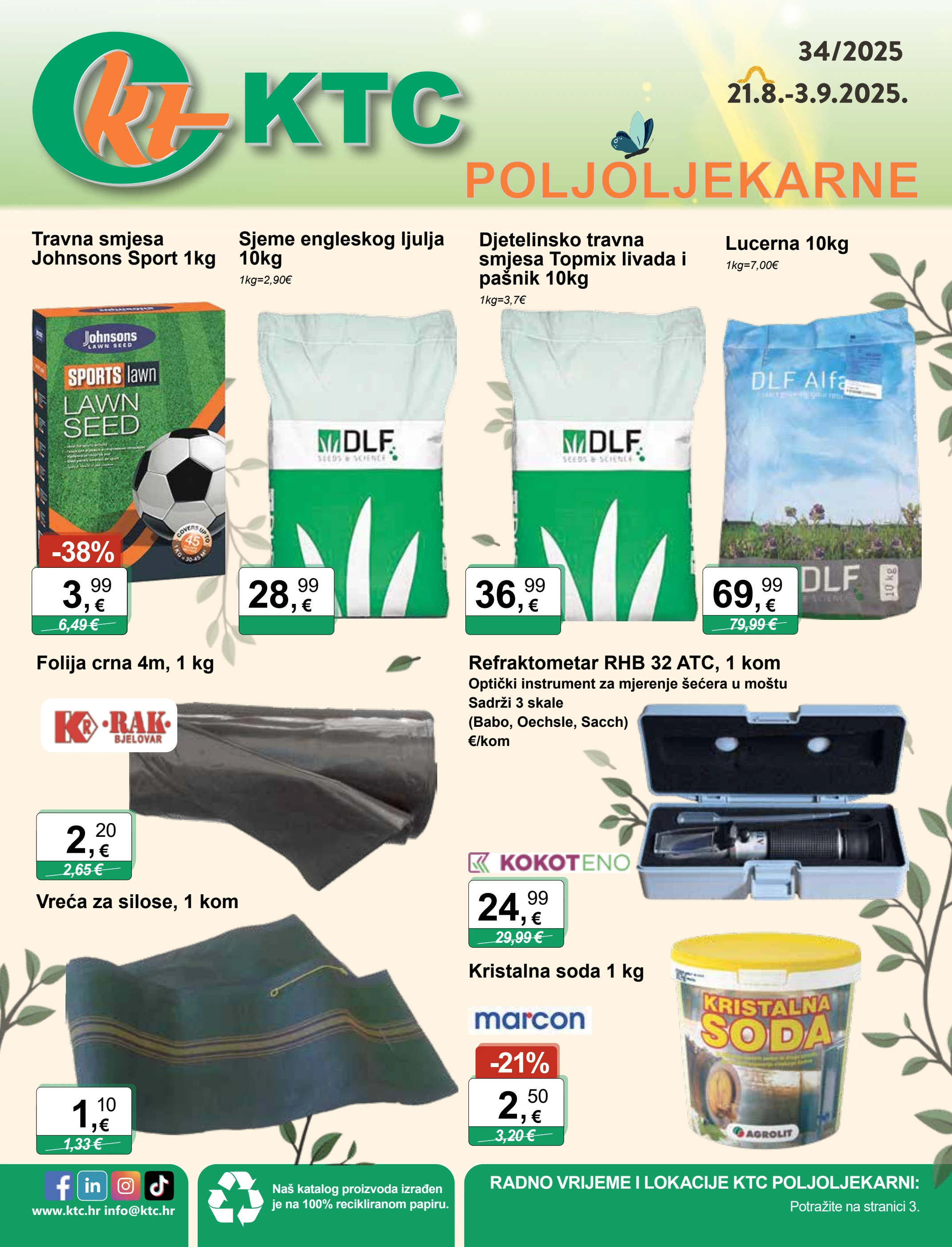 ktc - Prelistajte katalog KTC - Poljoljekarne, vrijedi od 21.08. do 03.09.