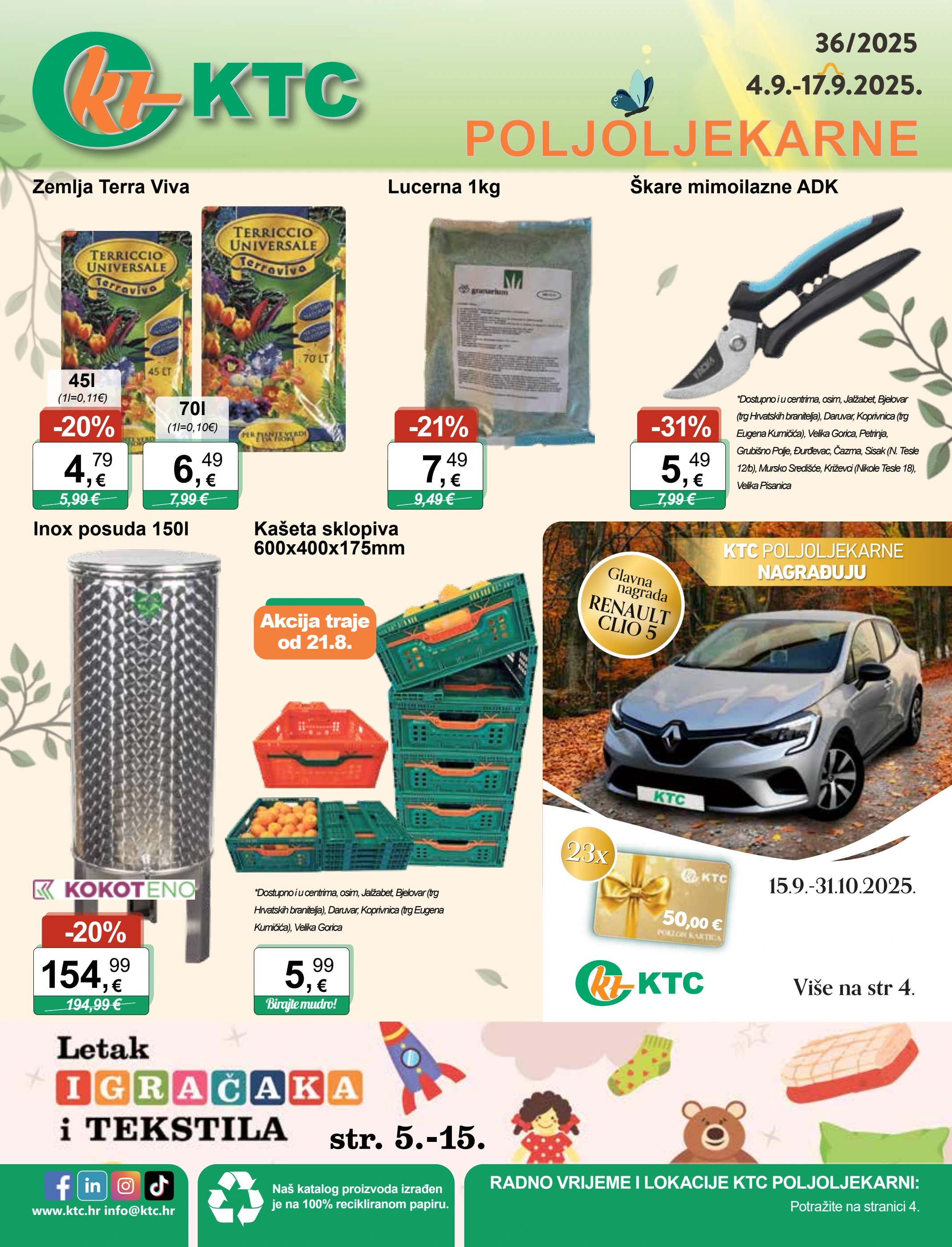 ktc - Prelistajte katalog KTC - Poljoljekarne, vrijedi od 04.09. do 17.09.