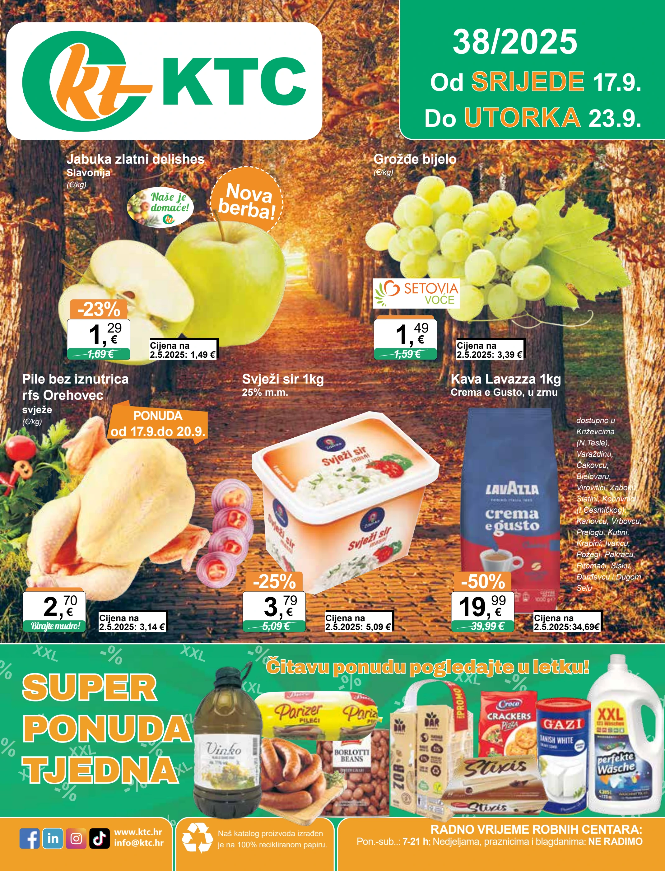ktc - Prelistajte katalog KTC, vrijedi od 17.09. do 23.09.