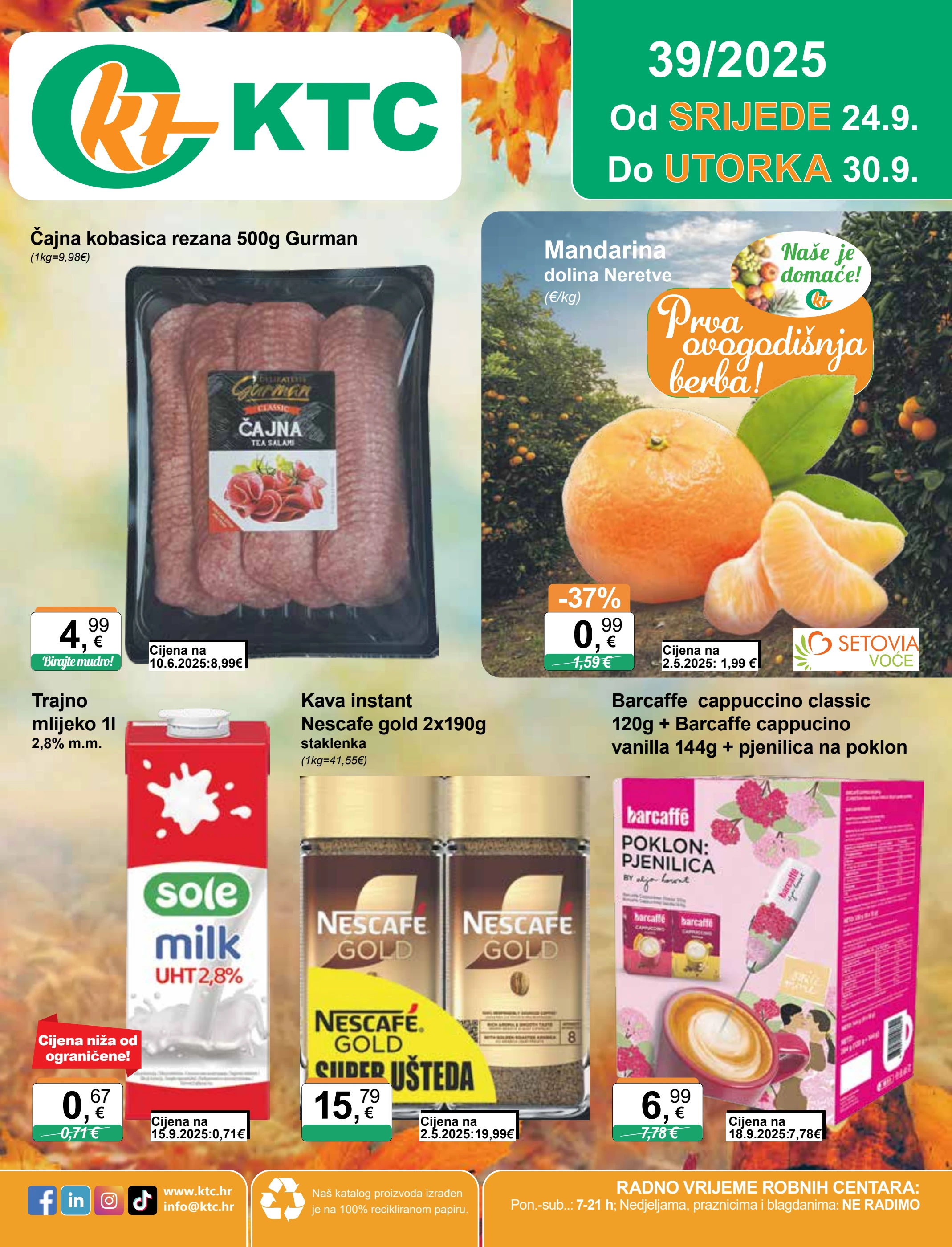 ktc - Prelistajte katalog KTC, vrijedi od 24.09. do 30.09.
