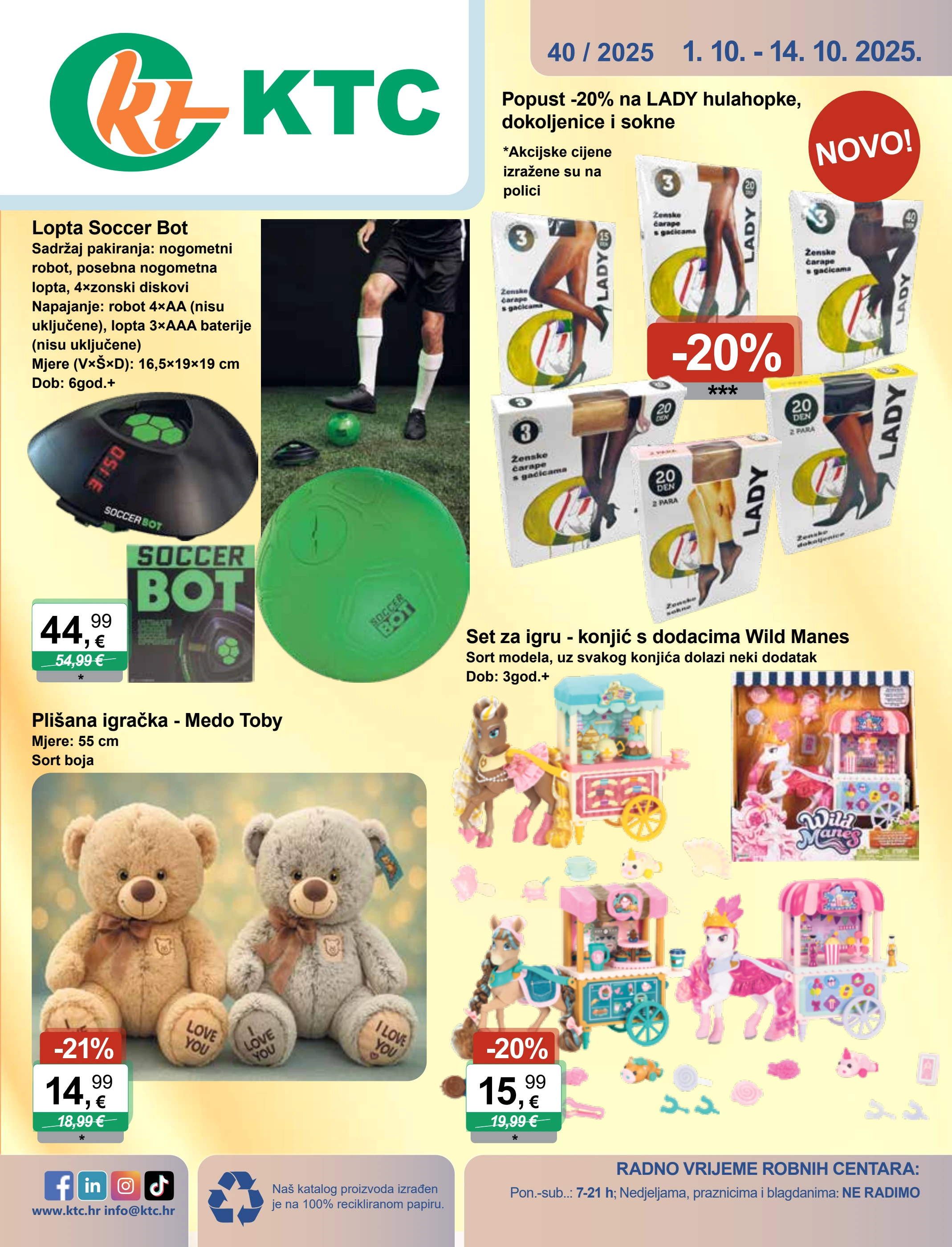 ktc - Prelistajte katalog KTC - Igračke i Tekstil, vrijedi od 01.10. do 14.10.