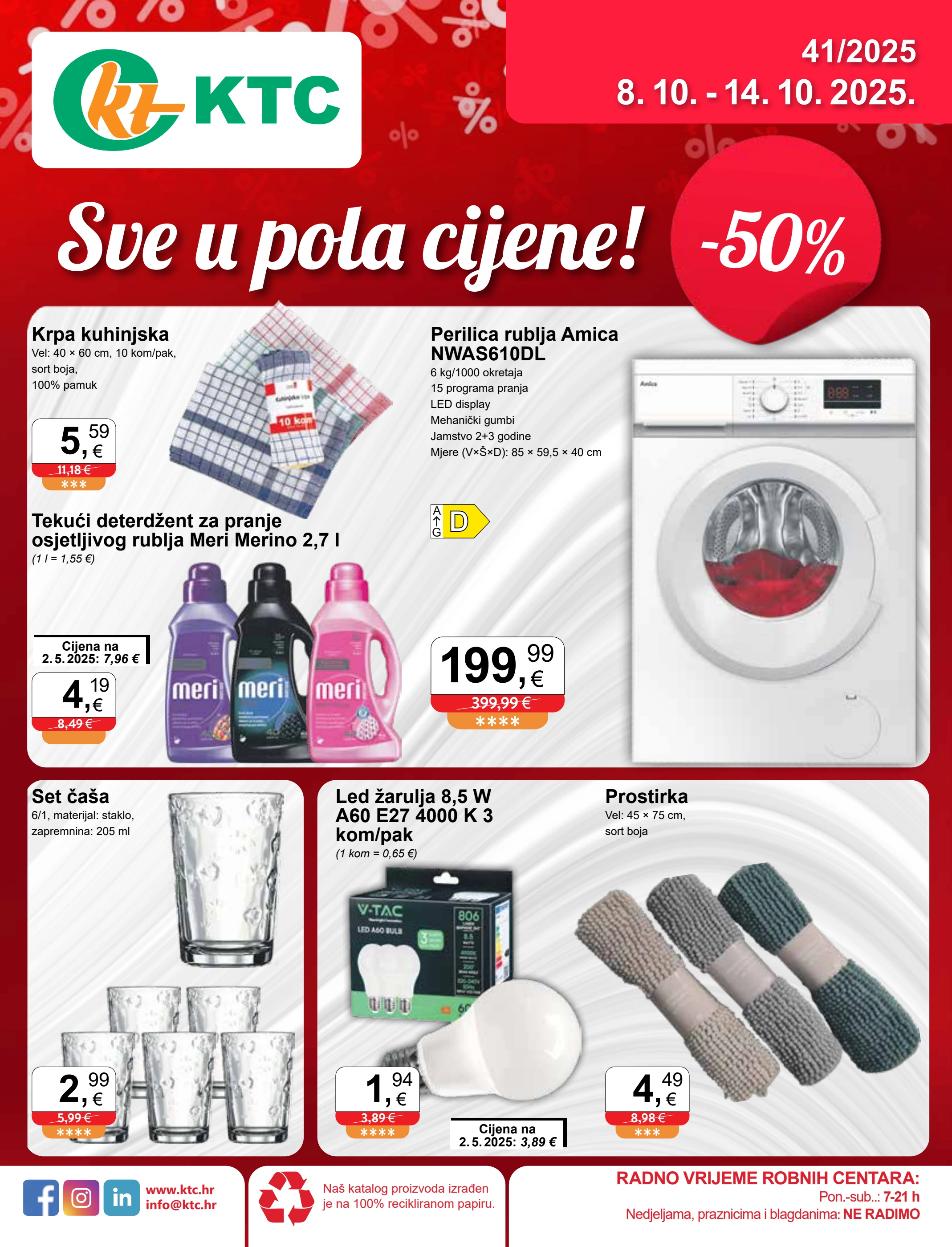 ktc - Prelistajte katalog KTC - Sve u pola cijene!, vrijedi od 08.10. do 14.10. - page: 1