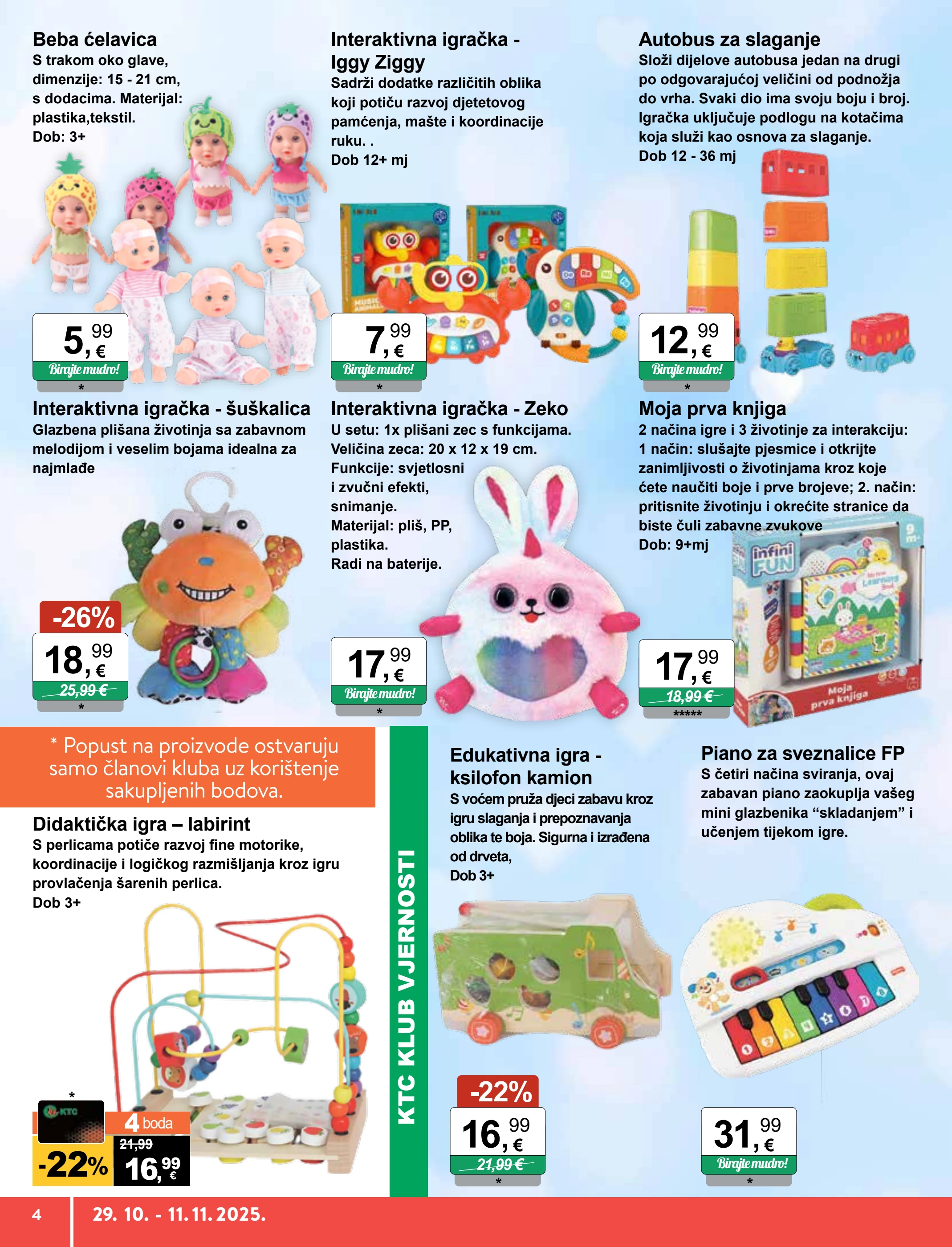 ktc - Prelistajte katalog KTC - Igračke i tekstil, vrijedi od 29.10. do 11.11. - page: 4