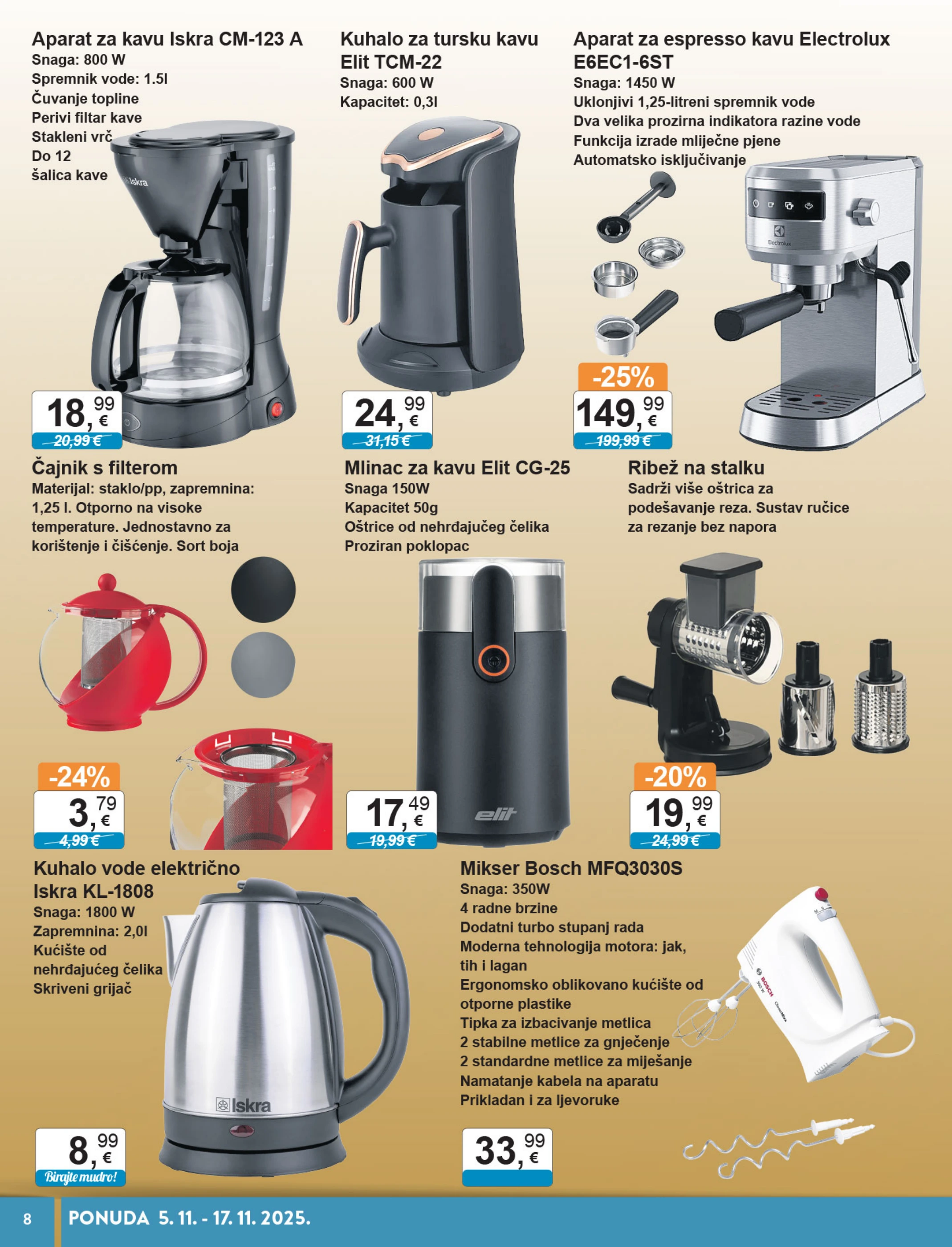 ktc - Prelistajte katalog KTC - Tehnika i posude, vrijedi od 05.11. do 17.11. - page: 8