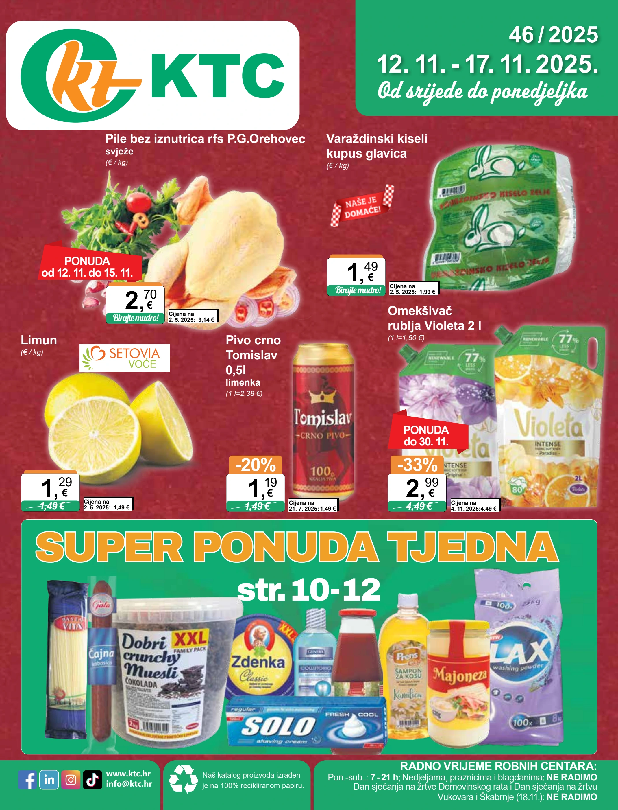 ktc - Prelistajte katalog KTC, vrijedi od 12.11. do 17.11.