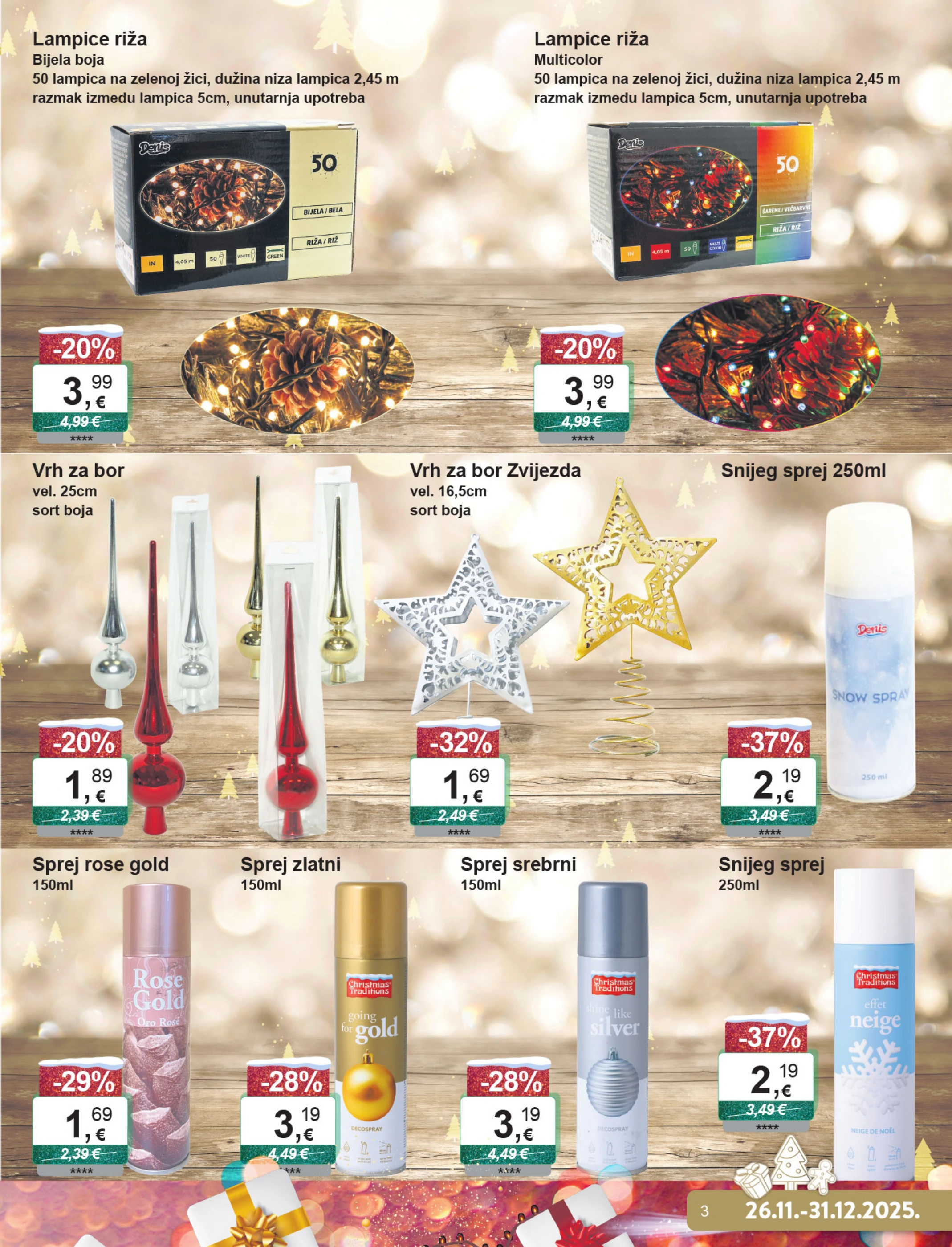 ktc - Prelistajte katalog KTC - Božićni dekoracije i tekstil, vrijedi od 26.11. do 31.12. - page: 3