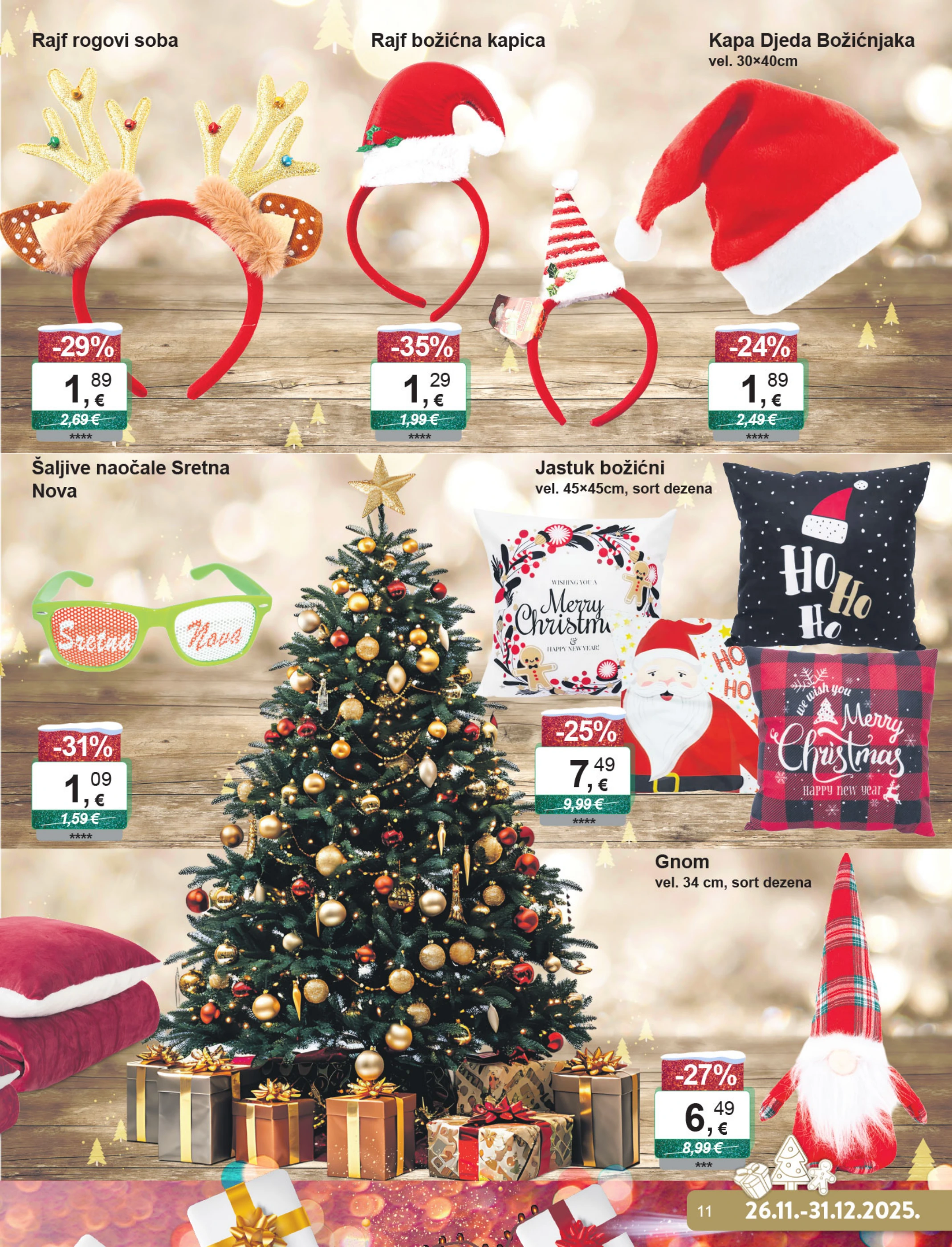 ktc - Prelistajte katalog KTC - Božićni dekoracije i tekstil, vrijedi od 26.11. do 31.12. - page: 11