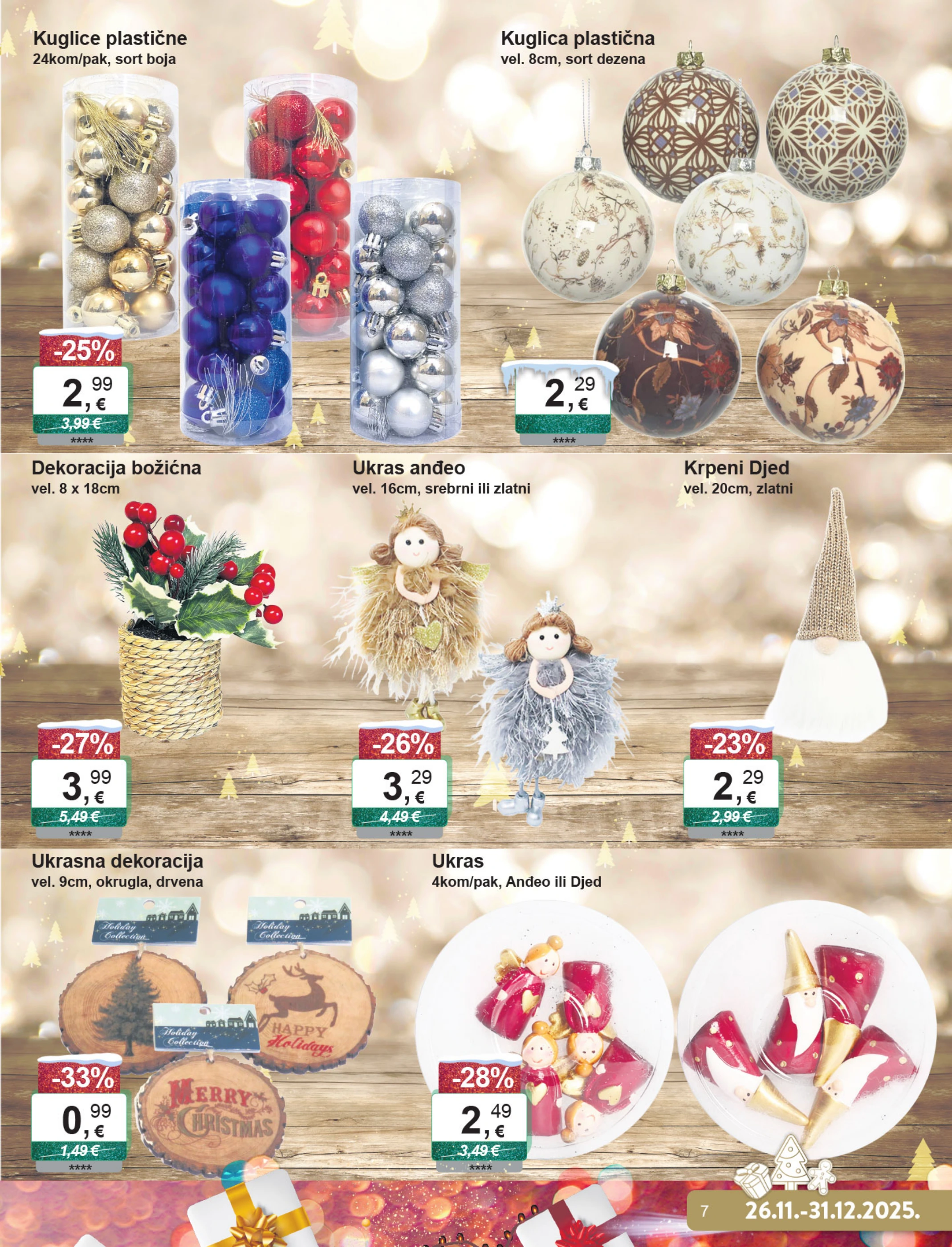 ktc - Prelistajte katalog KTC - Božićni dekoracije i tekstil, vrijedi od 26.11. do 31.12. - page: 7