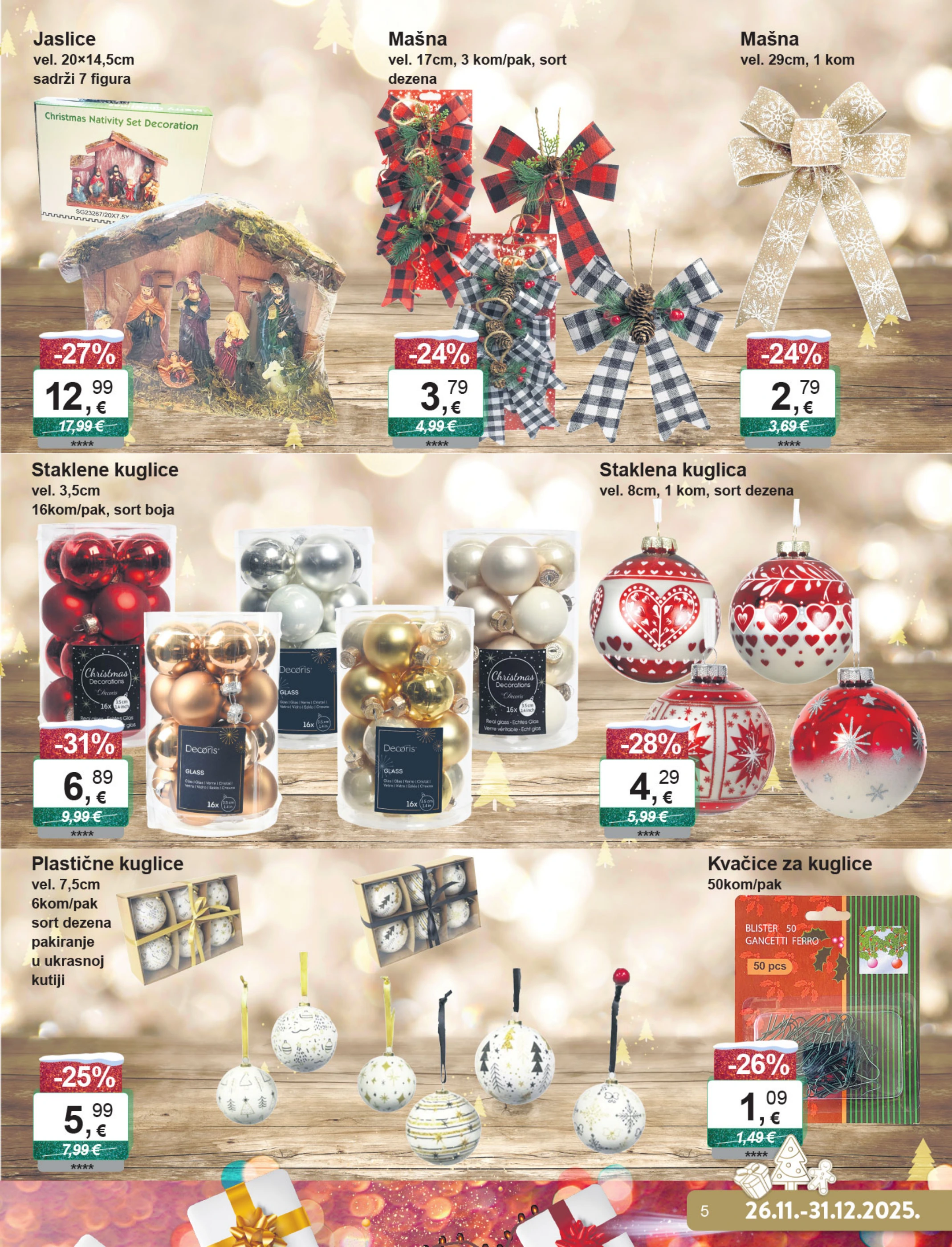 ktc - Prelistajte katalog KTC - Božićni dekoracije i tekstil, vrijedi od 26.11. do 31.12. - page: 5