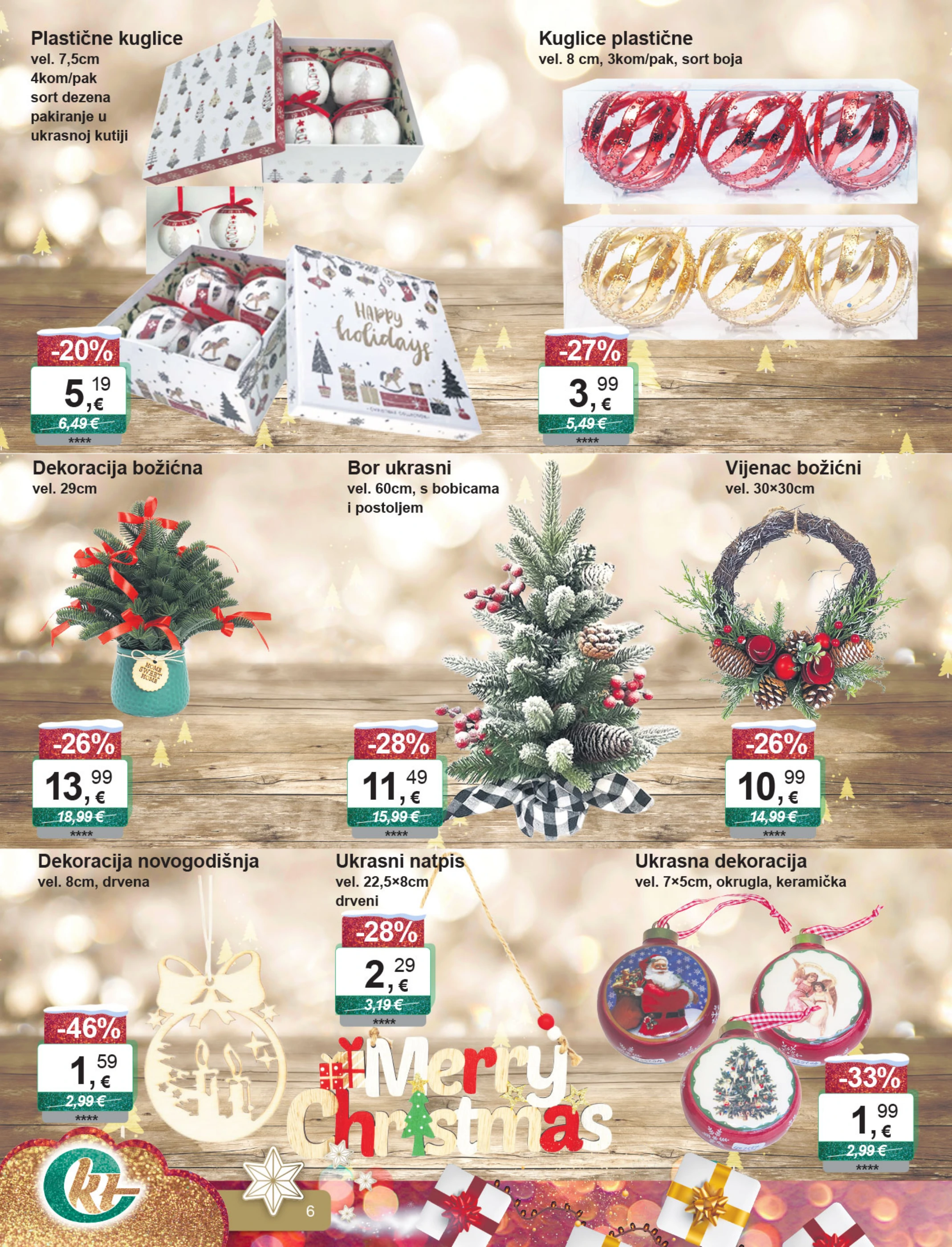 ktc - Prelistajte katalog KTC - Božićni dekoracije i tekstil, vrijedi od 26.11. do 31.12. - page: 6