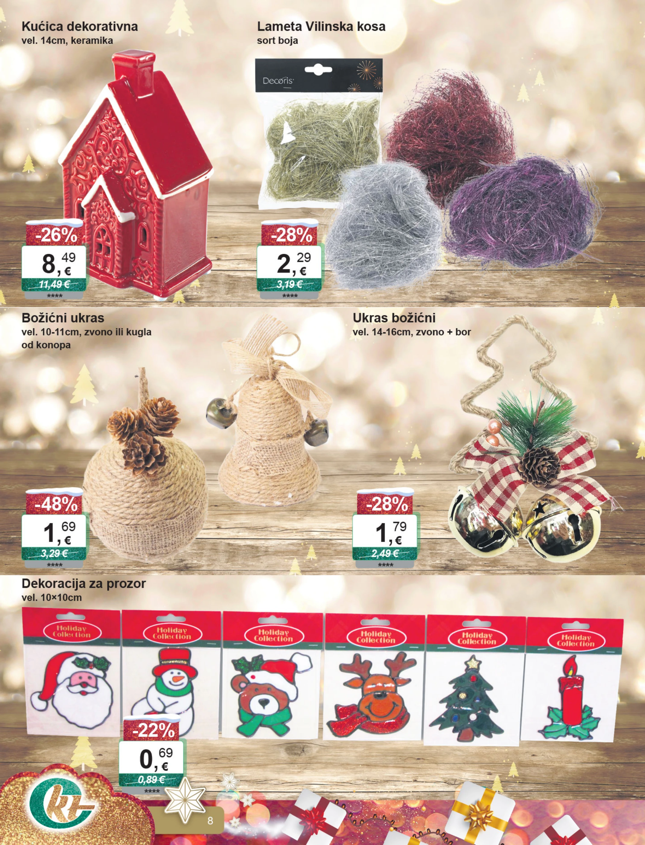 ktc - Prelistajte katalog KTC - Božićni dekoracije i tekstil, vrijedi od 26.11. do 31.12. - page: 8