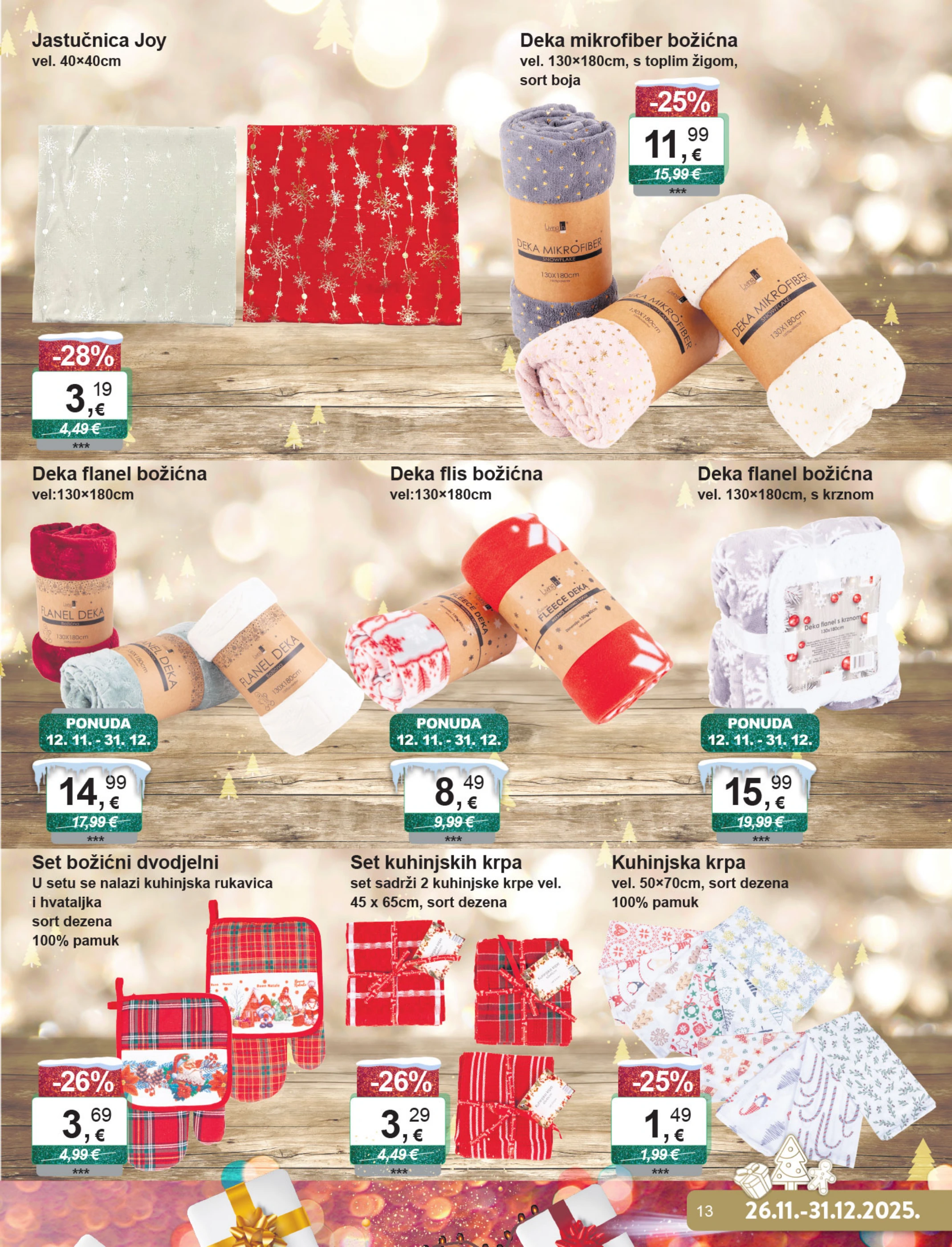 ktc - Prelistajte katalog KTC - Božićni dekoracije i tekstil, vrijedi od 26.11. do 31.12. - page: 13