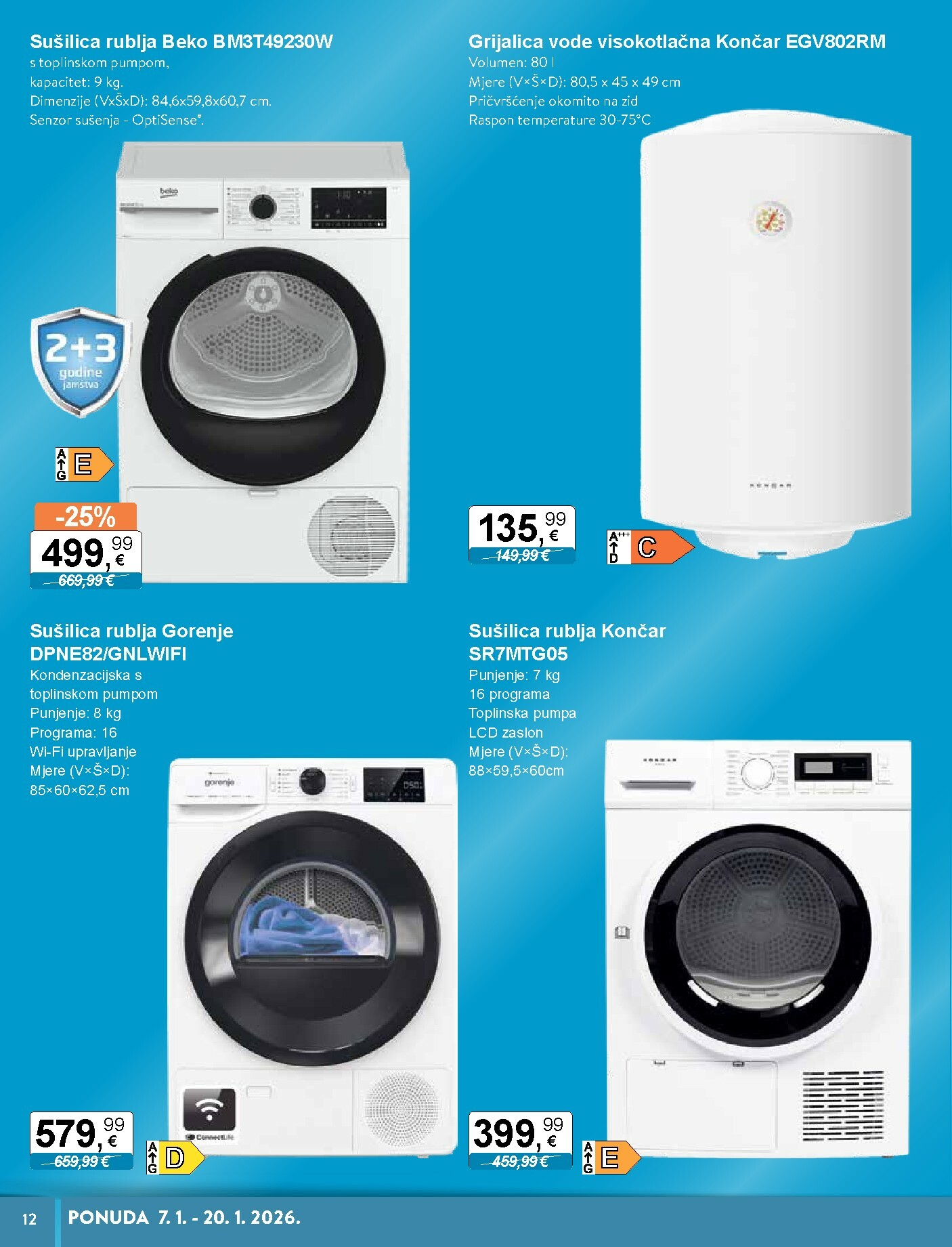 ktc - Prelistajte katalog KTC - Tehnika i posude, vrijedi od 07.01. do 20.01. - page: 12